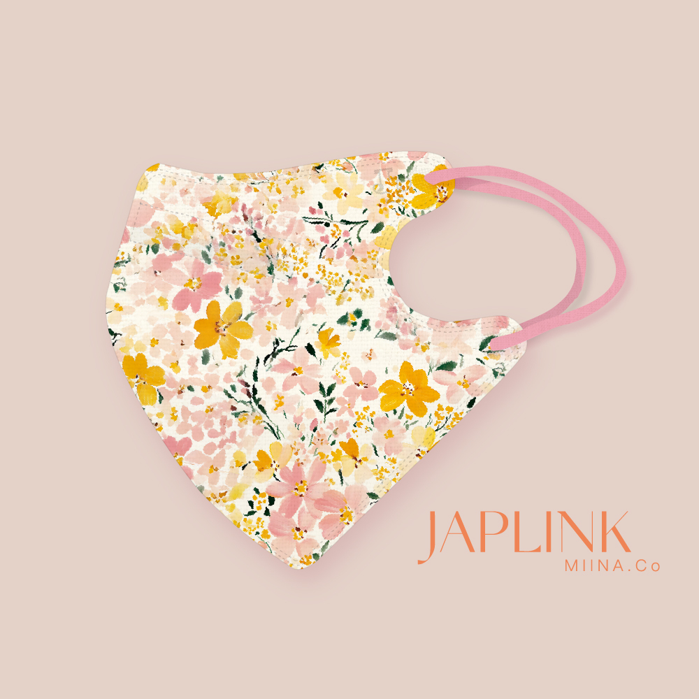 JAPLINK MASK 立體口罩【 HEPA 設計款 】蜜糖田園