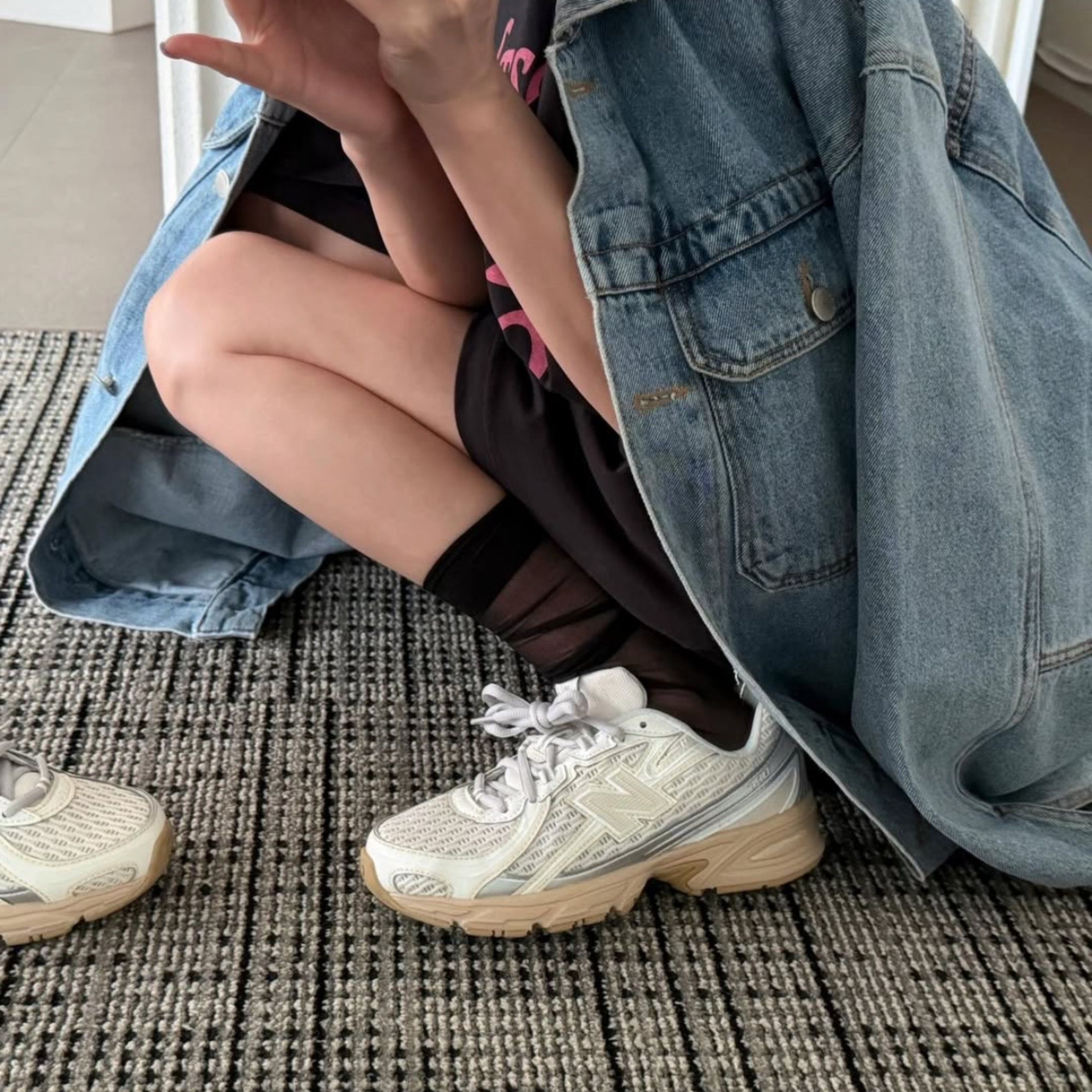 NICEDAY 代購 New Balance 米白色 透氣 增高 U740300