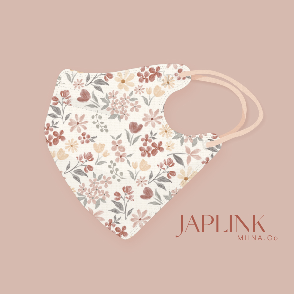JAPLINK MASK 立體口罩【 HEPA 設計款 】暖花漫徑
