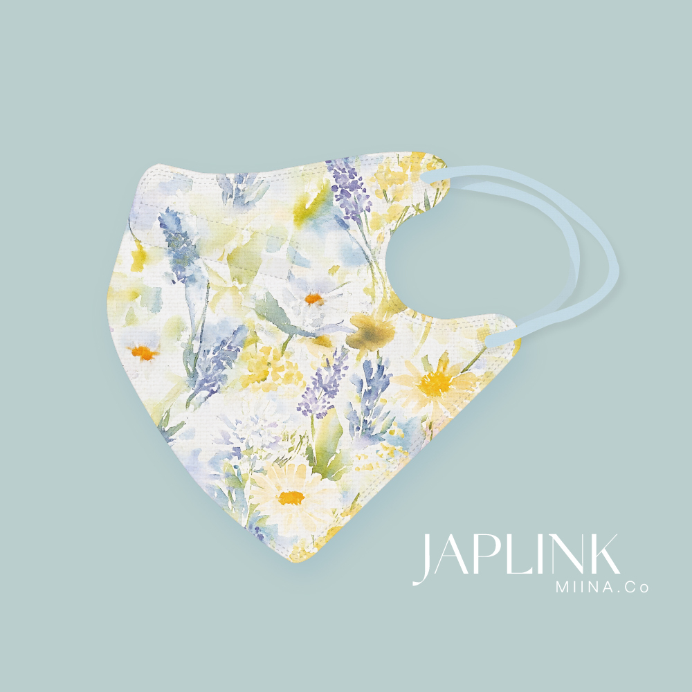 JAPLINK MASK 立體口罩【 HEPA 設計款 】春霧柔光