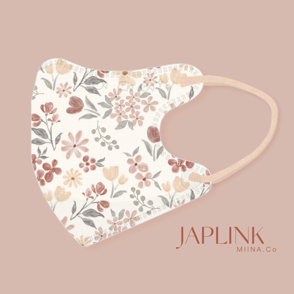 JAPLINK【 VXS 0~3歲 】3D 立體幼童口罩 / 小暖花
