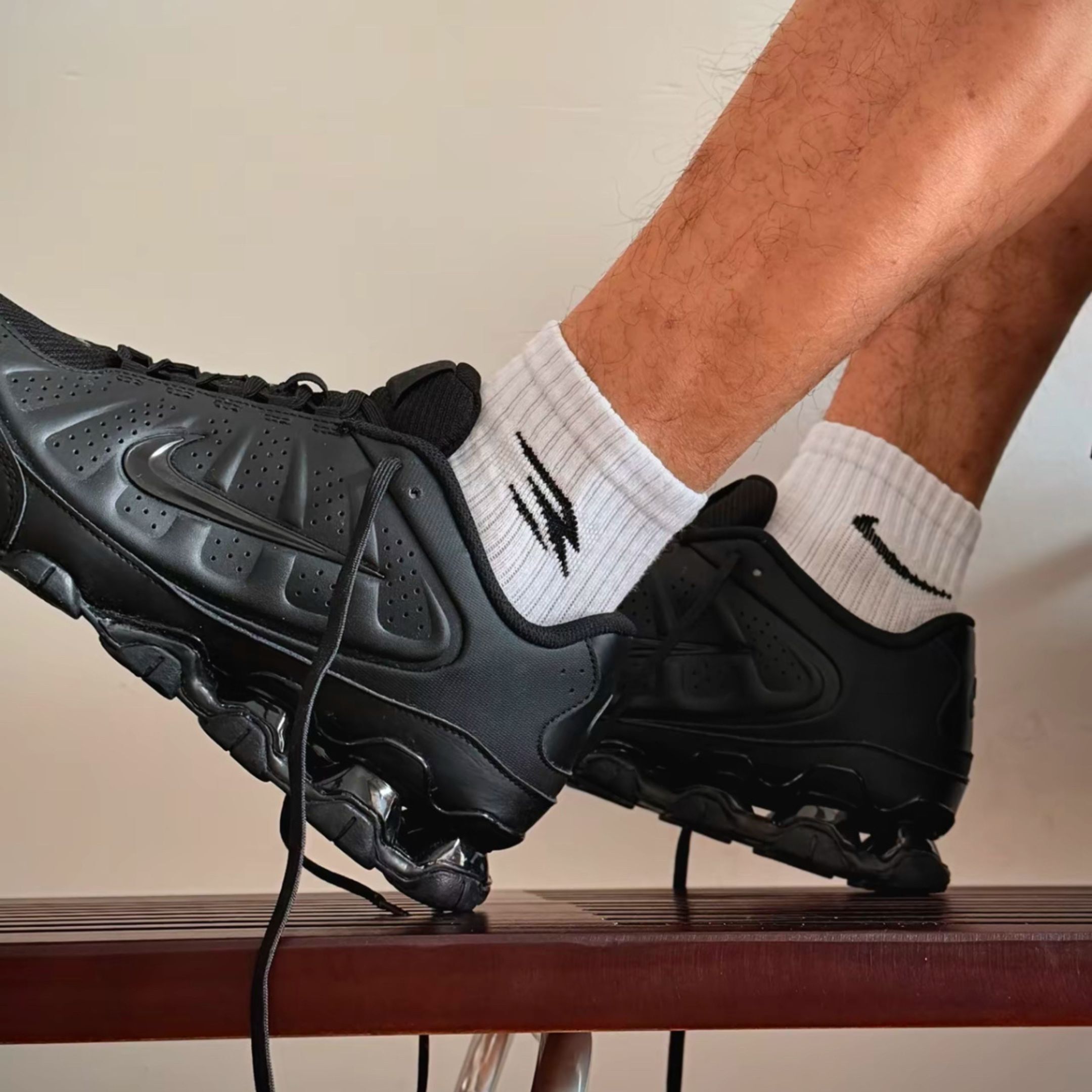 NICEDAY 現貨 Nike Reax 8 NSW SL 黑魂 厚底 IR5118-001