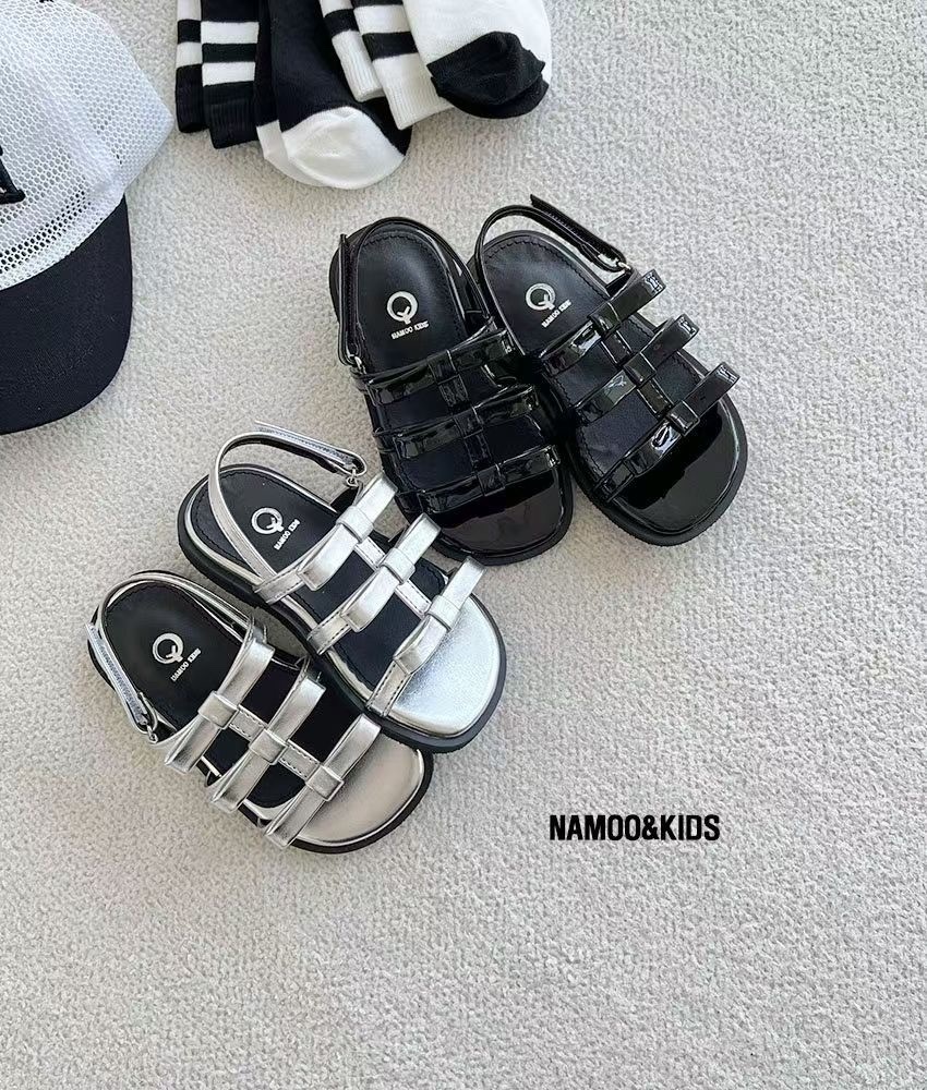 Namoo Laura Ribbon Platform Sandals