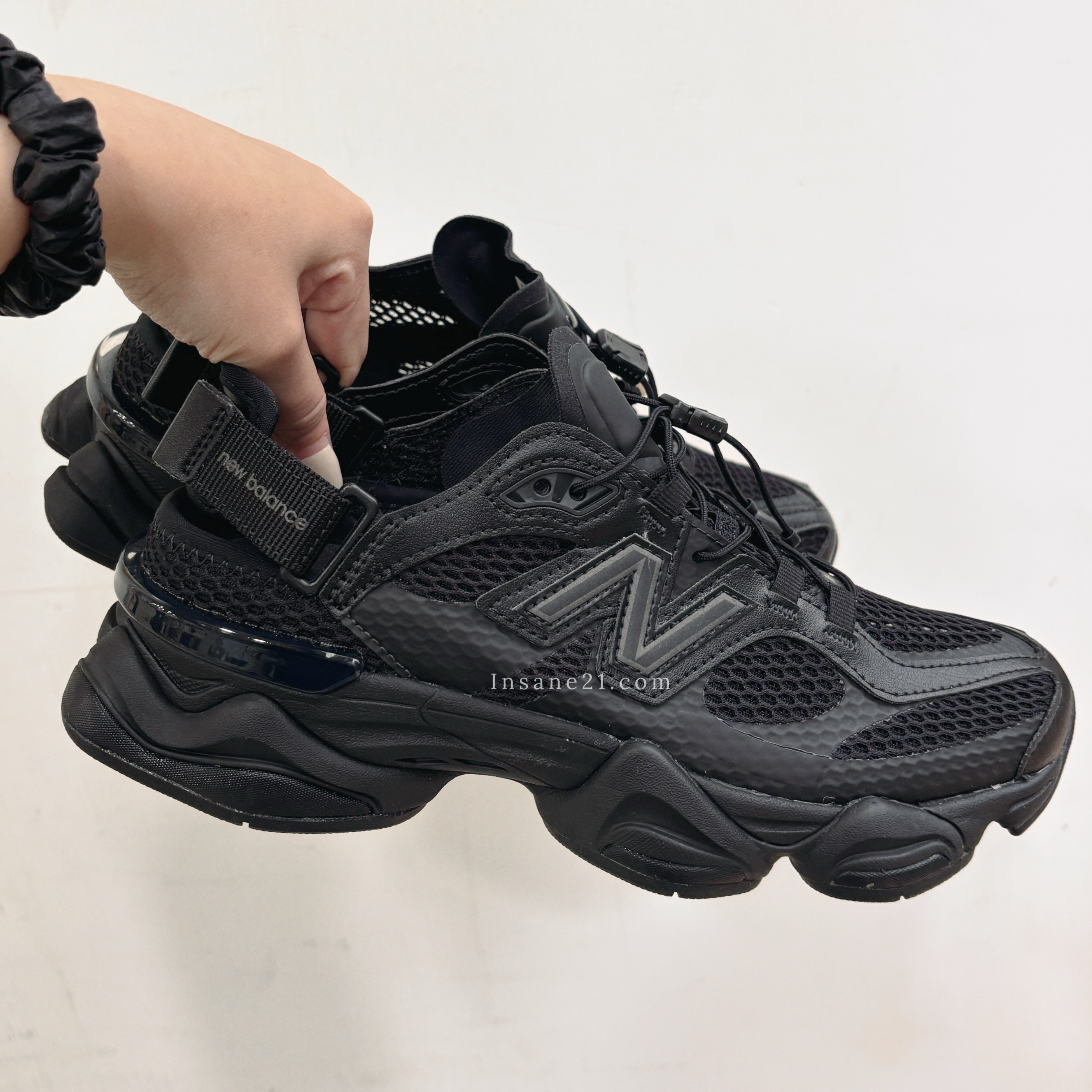 NEW BALANCE 9060 全黑 運動 涼鞋 中性鞋款 U90604SC
