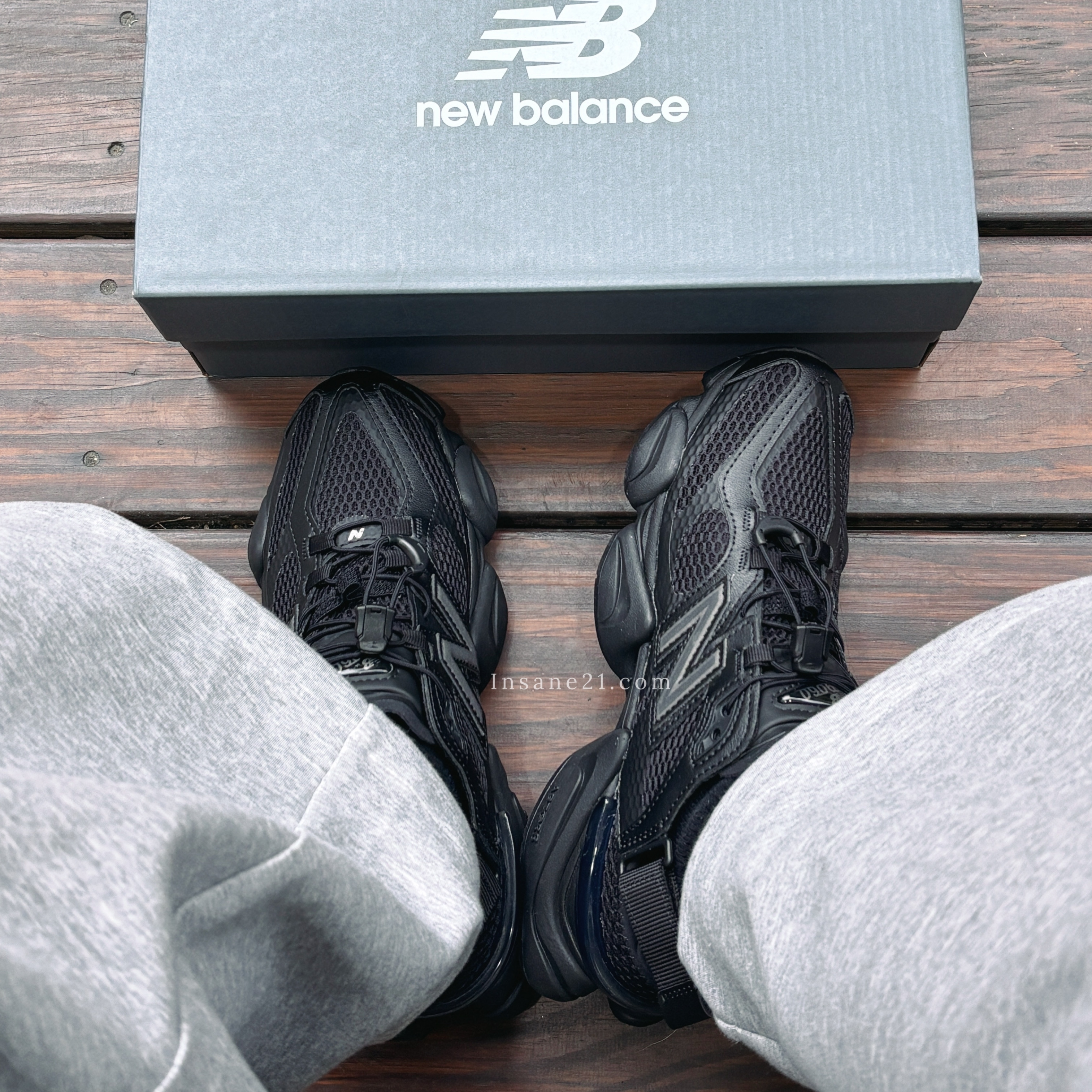 NEW BALANCE 9060 全黑 運動 涼鞋 中性鞋款 U90604SC