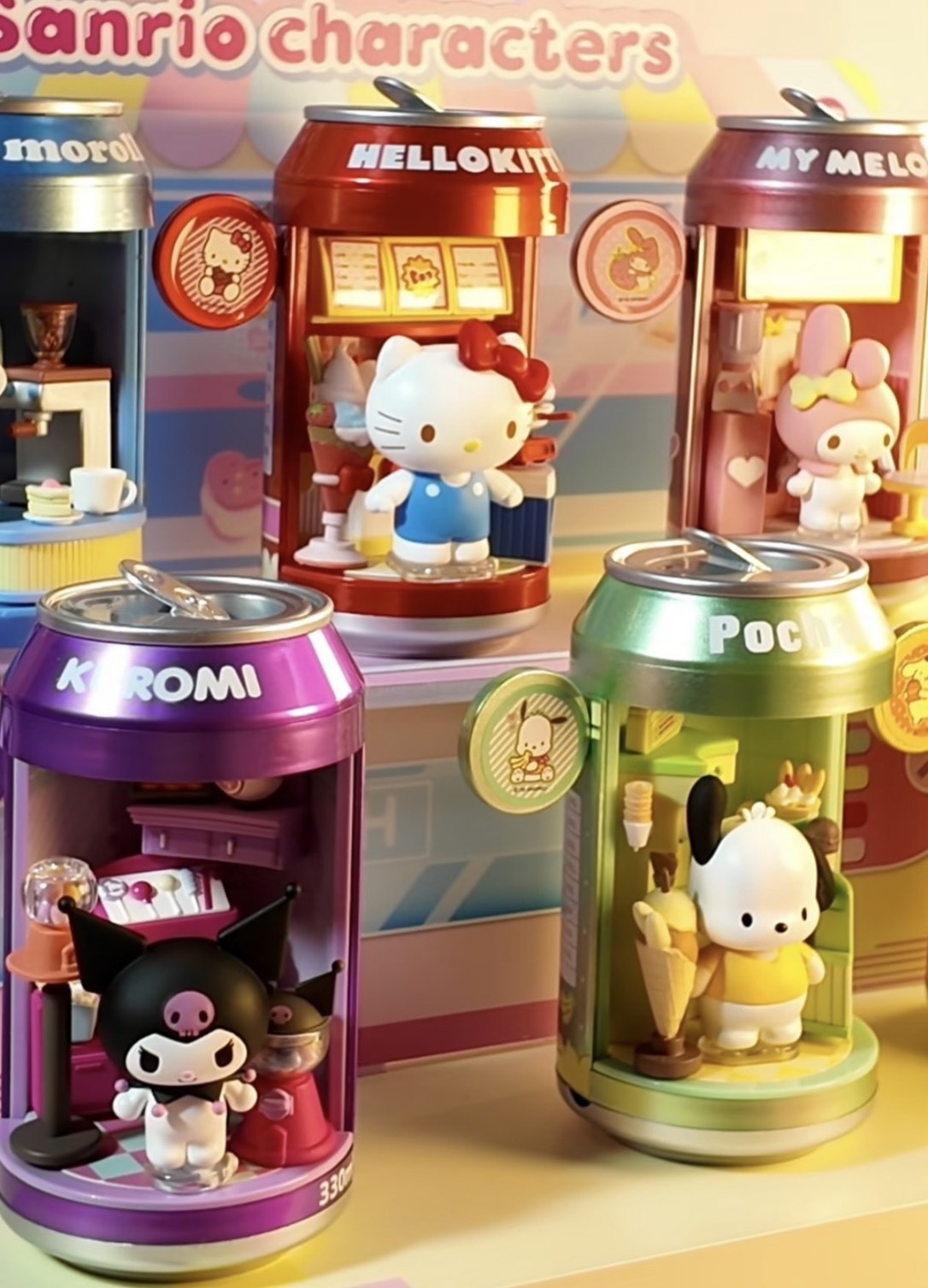 三麗鷗 Sanrio 小汽水甜品商店街系列 盲盒 6款