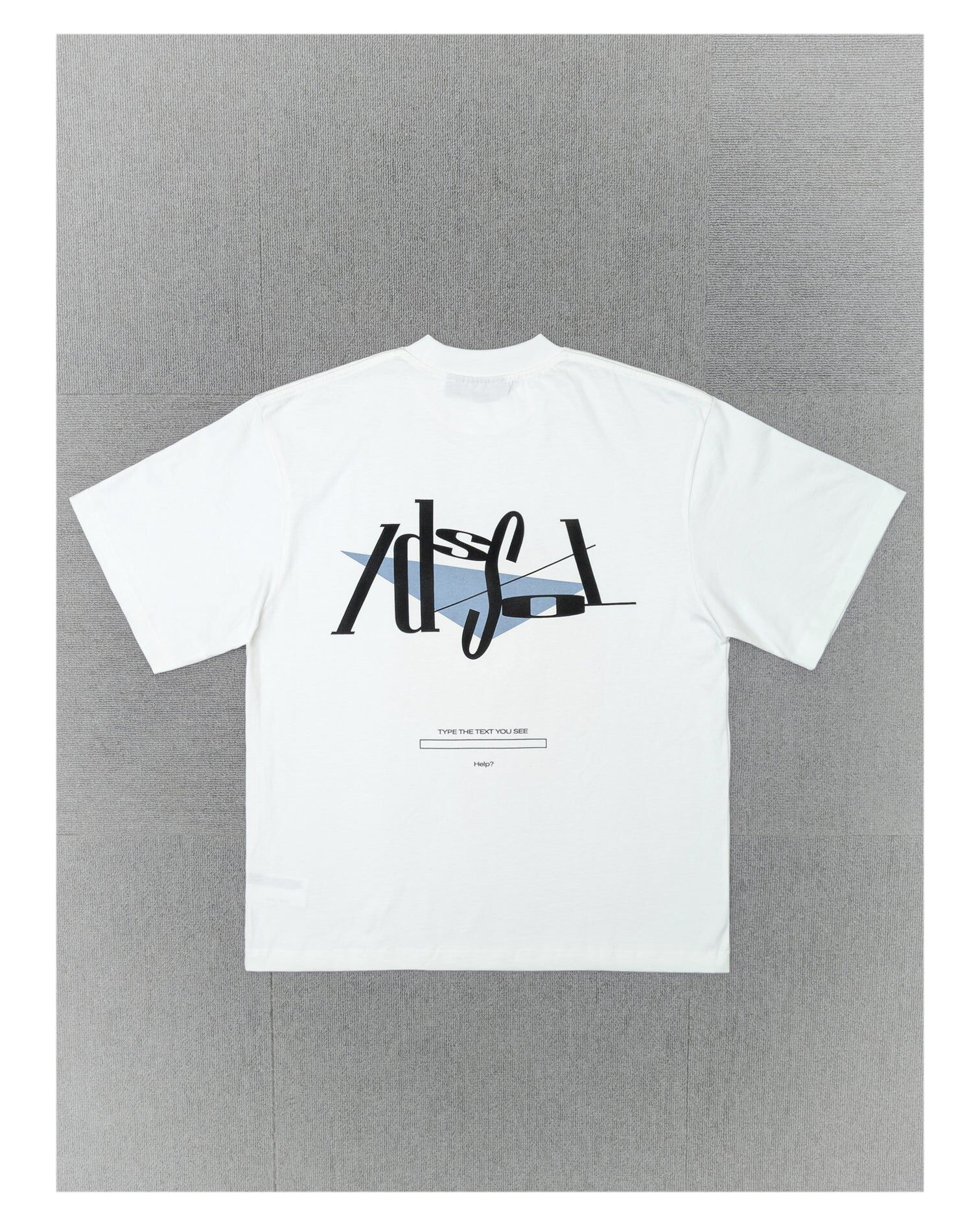 1dyLL｜1DS Captcha Boxy Tee (White)