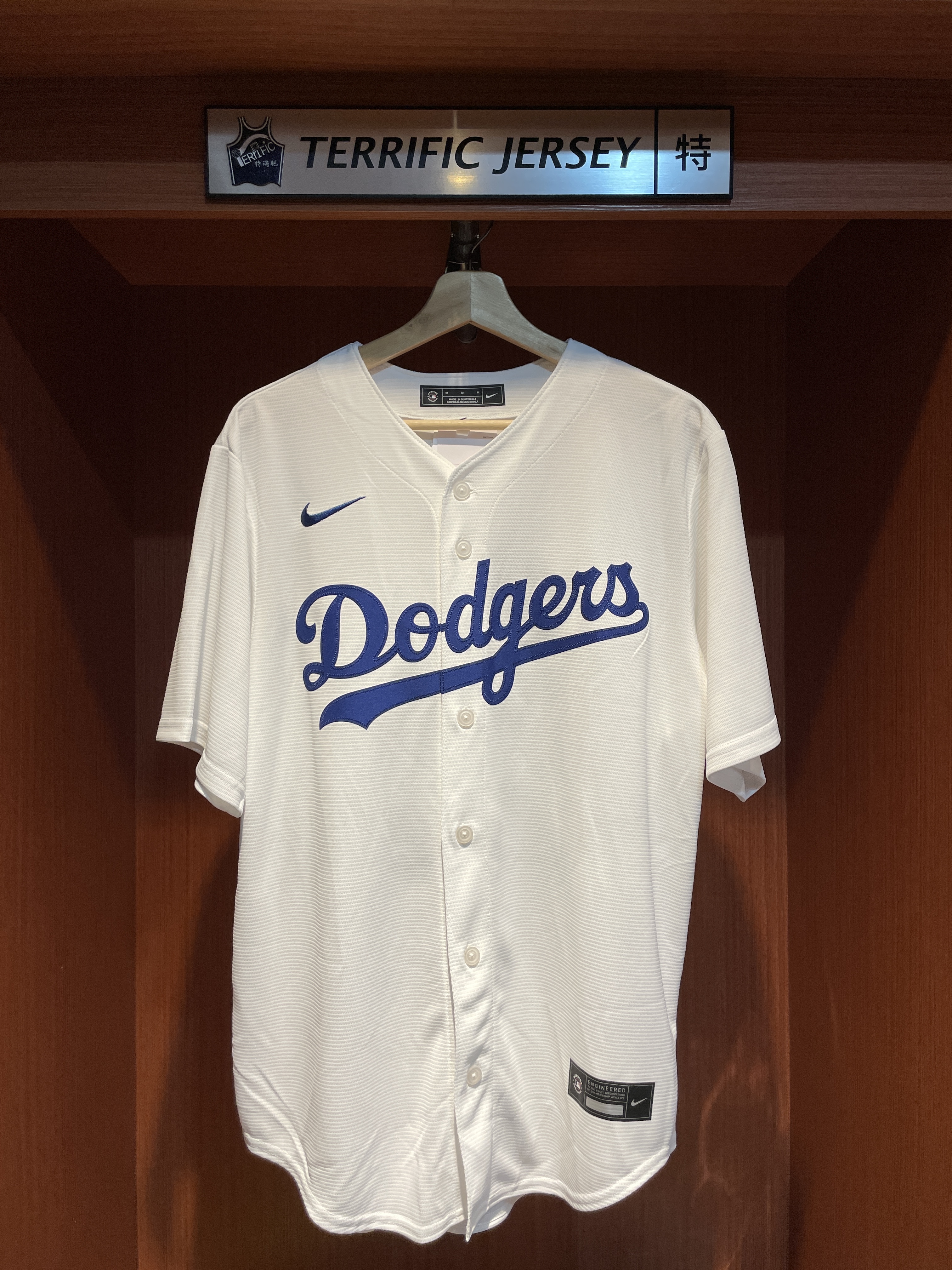 MLB球衣 Clayton Kershaw 洛杉磯道奇白 Nike Replica Player Name Jersey 球迷版 熱轉印 全新