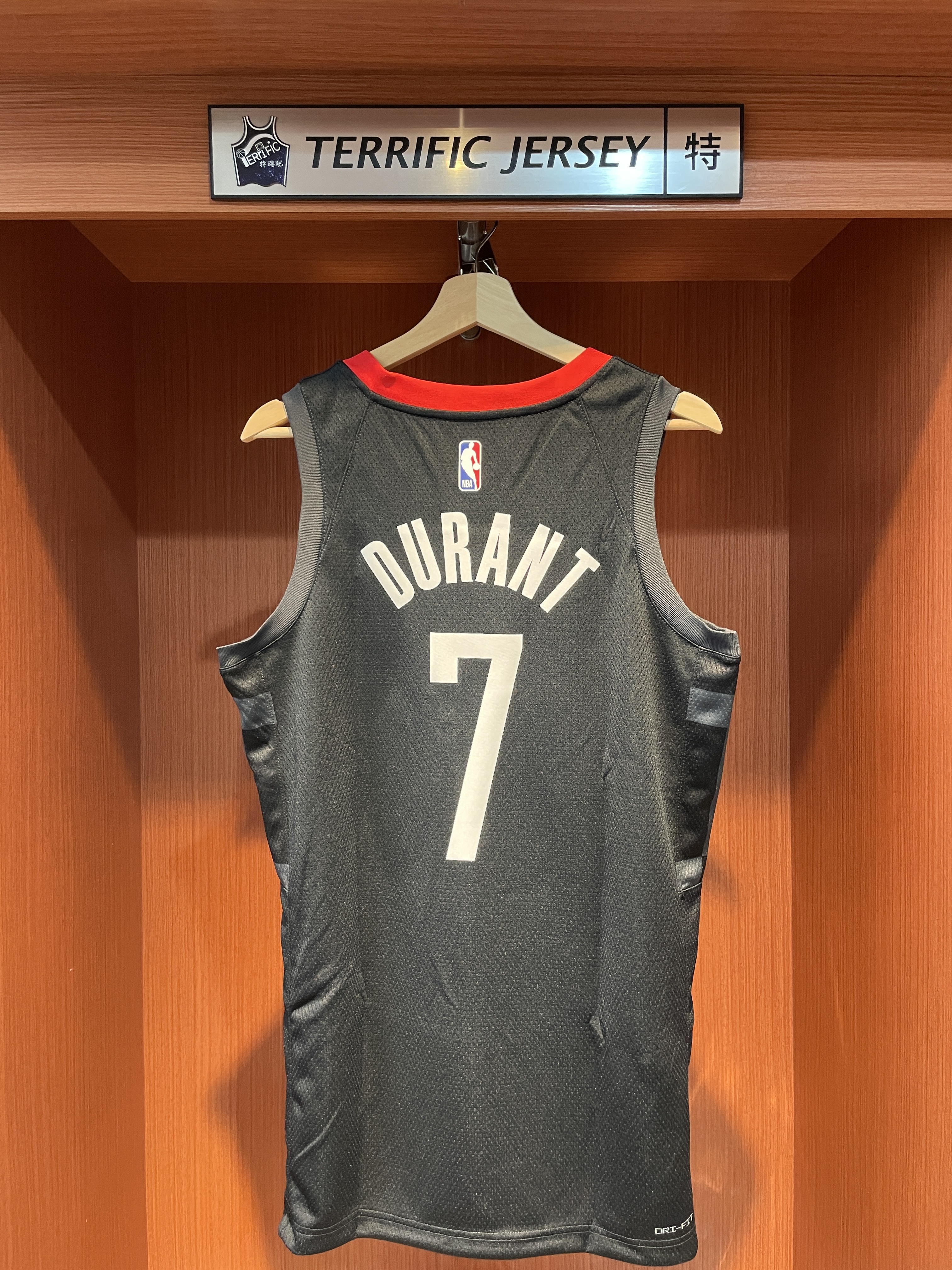 NBA球衣 Kevin Durant 休士頓火箭黑 Statement Jordan Swingman 球迷版 熱轉印 全新