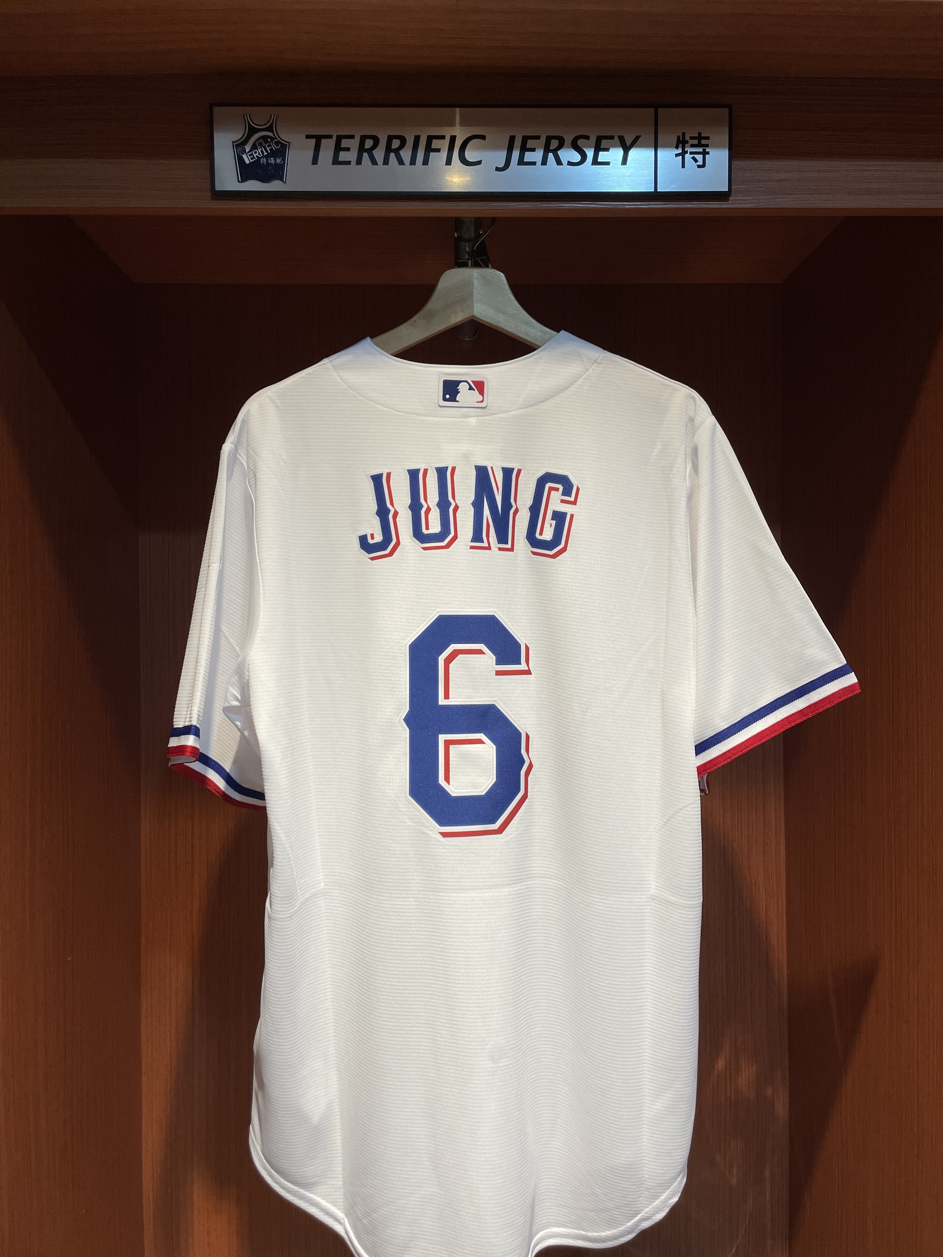MLB球衣 Josh Jung 德州遊騎兵白 Nike Replica Player Name Jersey 球迷版 熱轉印 全新