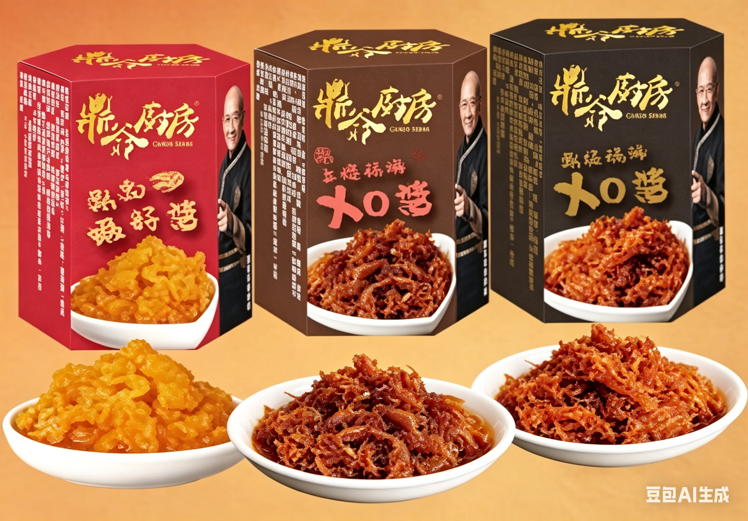 ZN030 1套3支 (鵝油xo醬, 櫻花蝦xo醬,蝦籽醬) 80g*3 室溫 保質期: 12個月