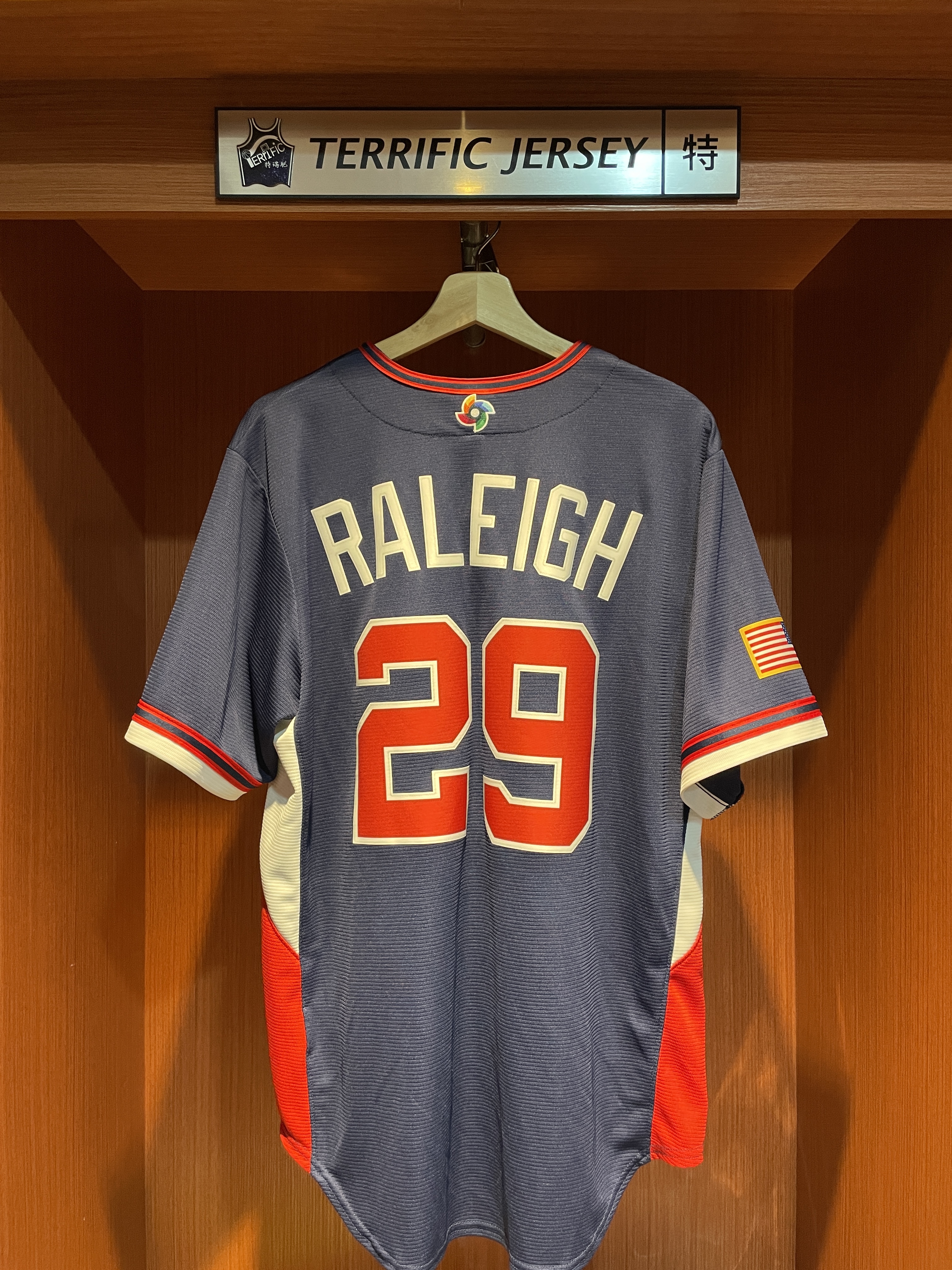 MLB球衣 Cal Raleigh 美國隊深藍 WBC 世界棒球經典賽 Team USA Nike Stadium Jersey 球迷版 熱轉印 全新