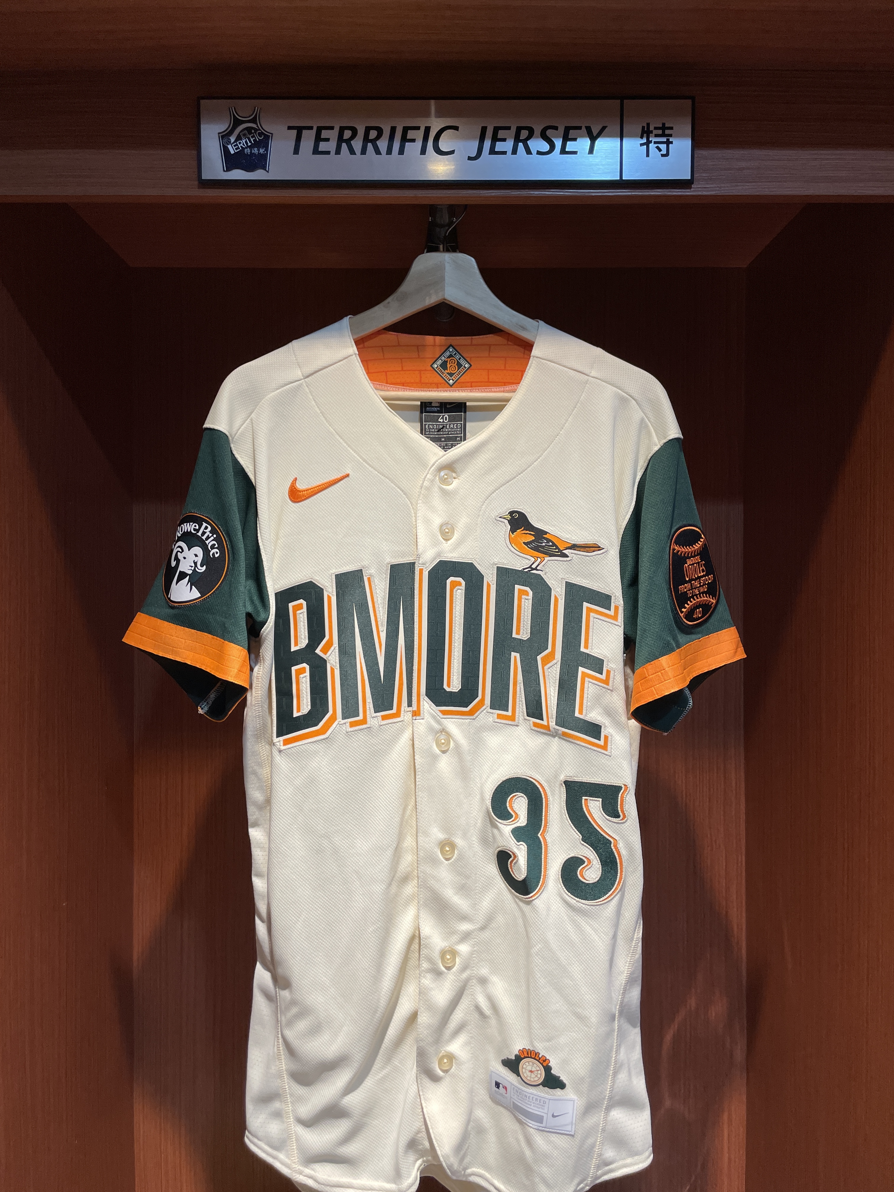 MLB球衣 Adley Rutschman 巴爾的摩金鶯城市 2026 City Nike Authentic Player Name Jersey 球員版 電繡 全新