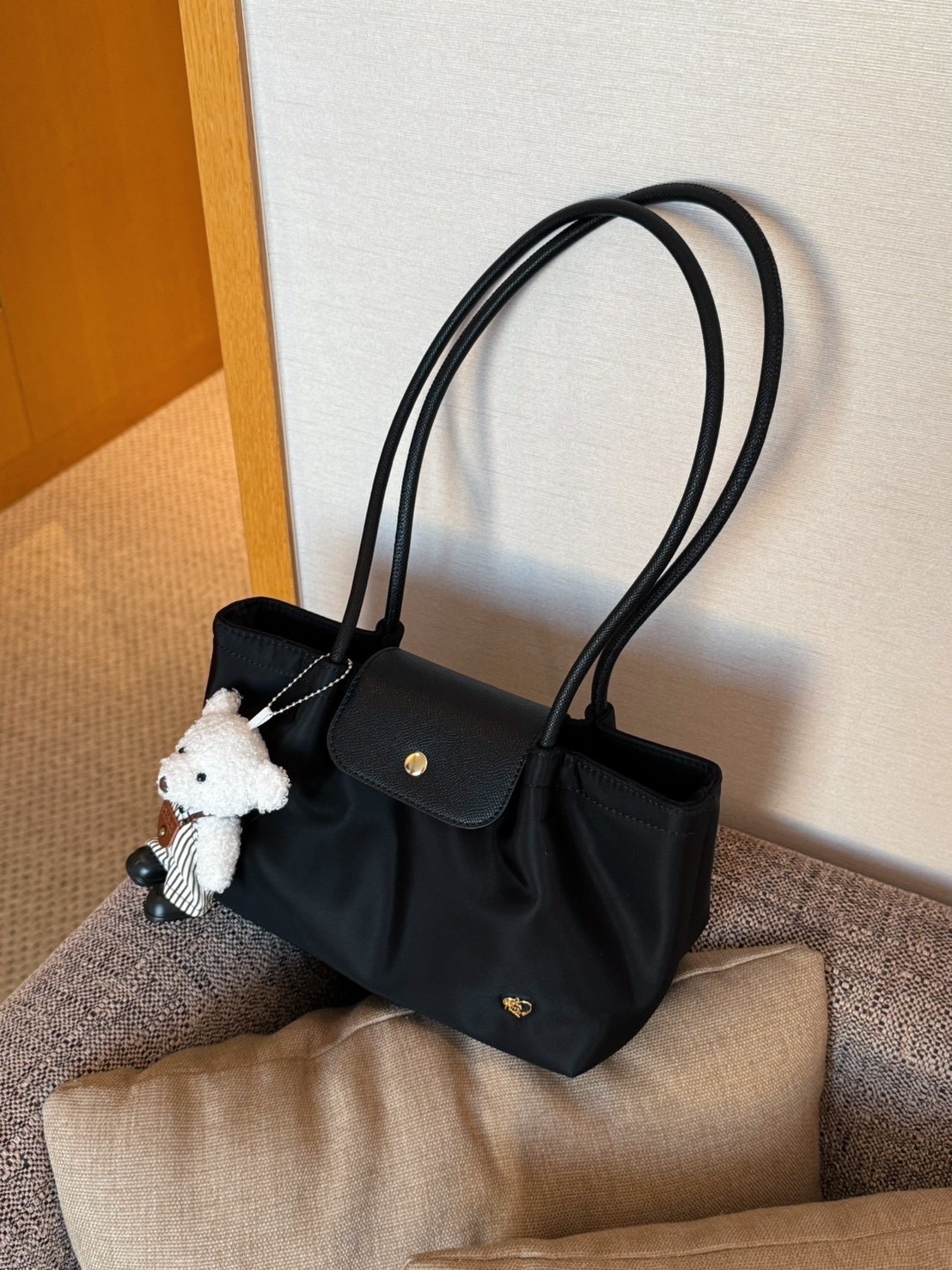 M19 Tote nylon Bag (黑)