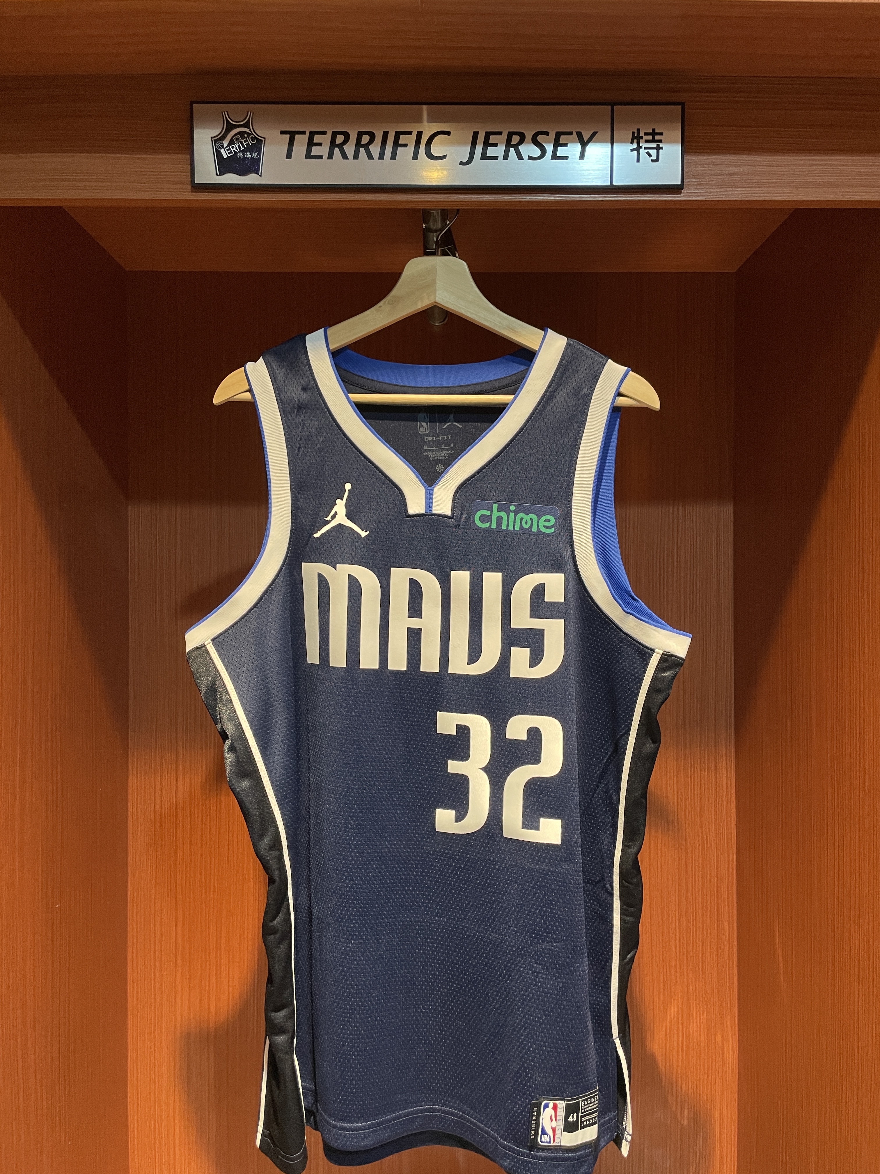 NBA球衣 Cooper Flagg 達拉斯小牛深藍 Statement Jordan Swingman 球迷版 熱轉印 含贊助商標 全新