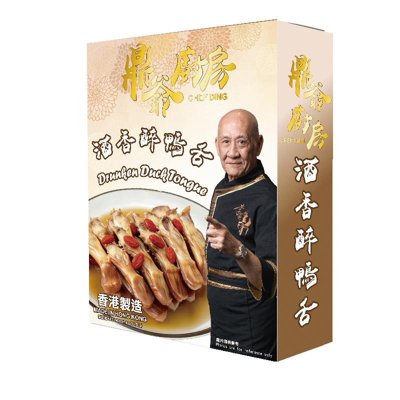 ZN004 鼎爺廚房-酒香醉鴨舌 約250G -18°C 保質期:1年