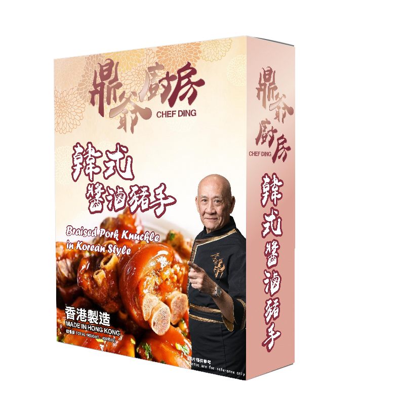 ZN012 鼎爺廚房-韓式醬滷豬手 約400G -18°C 保質期:1年