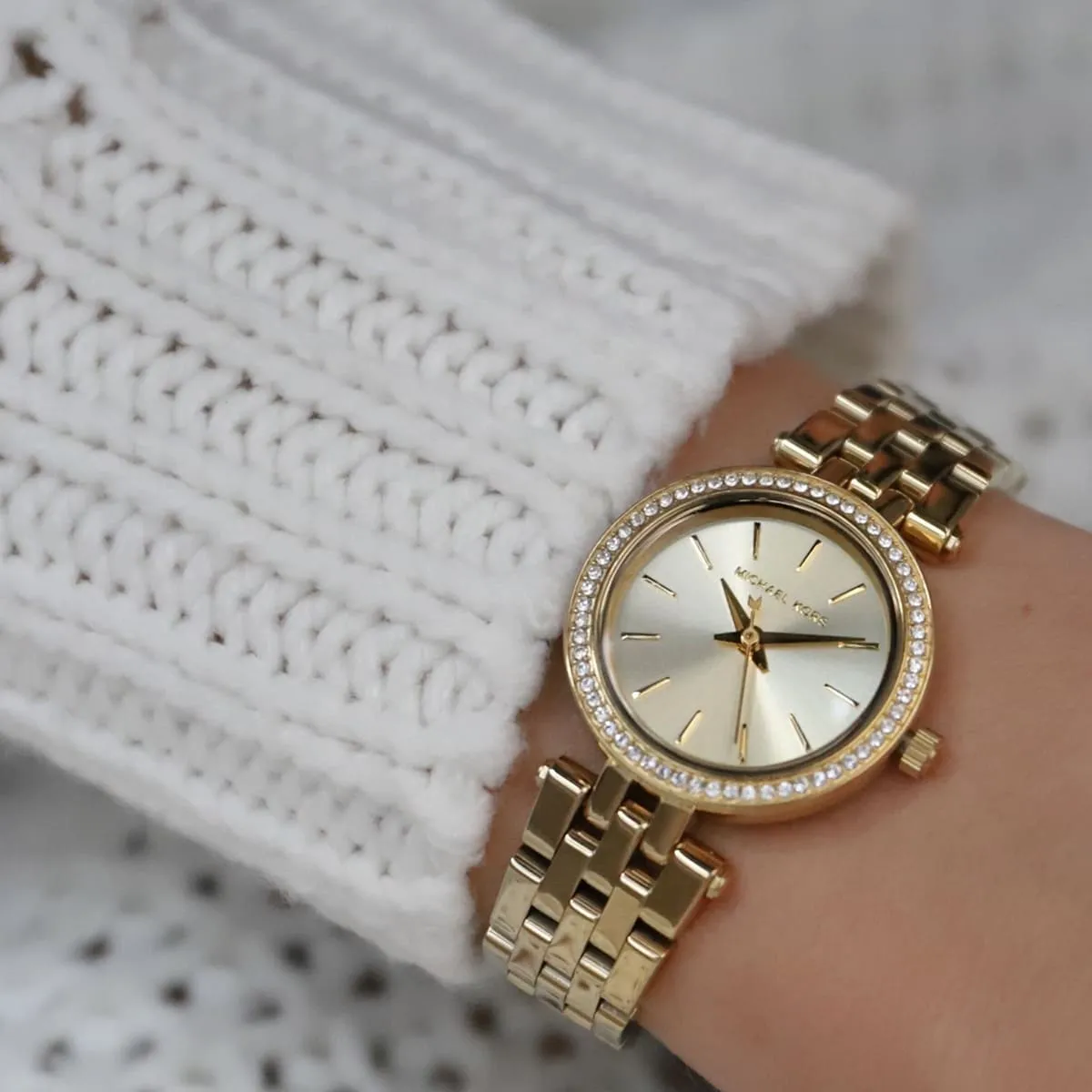 【Michael Kors】MK3295/MK3298 晶鑽錶圈 簡約 時尚 不鏽鋼 奢華 女款 石英錶