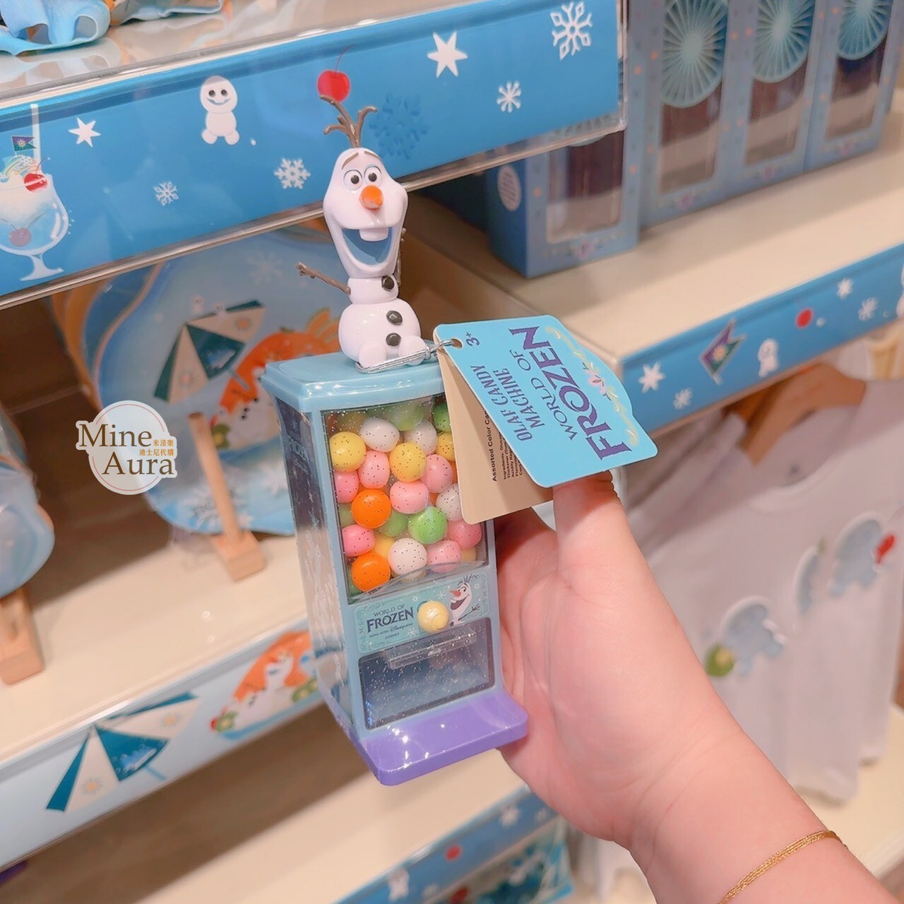 夏日 雪寶 Olaf 扭蛋機造型 糖果盒 冰雪奇緣 Frozen -香港迪士尼樂園