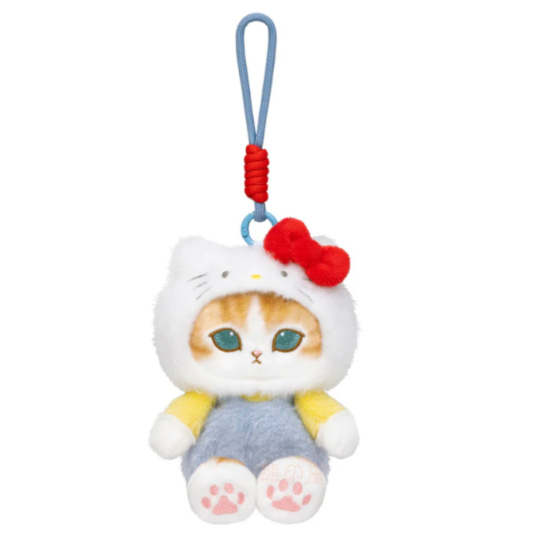 Mofusand X Hello Kitty 毛公仔掛件 (平行進口)