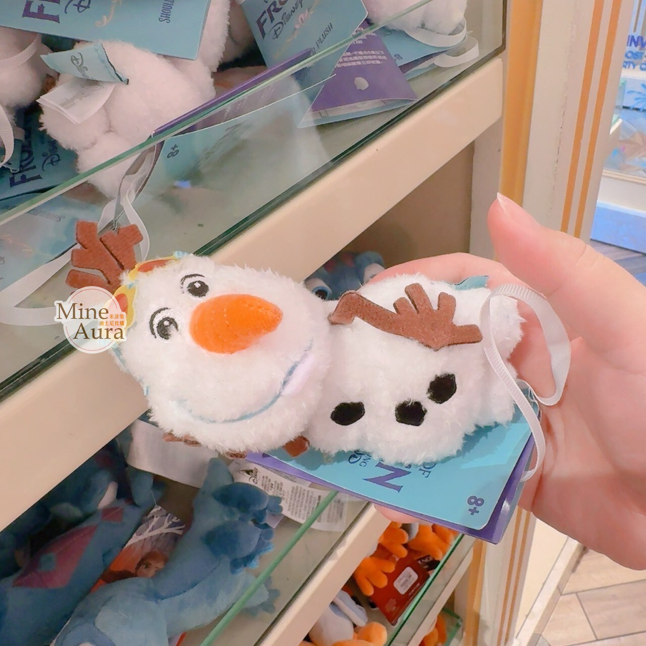 World of Frozen 限定 雪寶 Olaf 側躺 造型 磁鐵 坐肩 絨毛 娃娃 公仔 冰雪奇緣 Frozen -香港迪士尼樂園