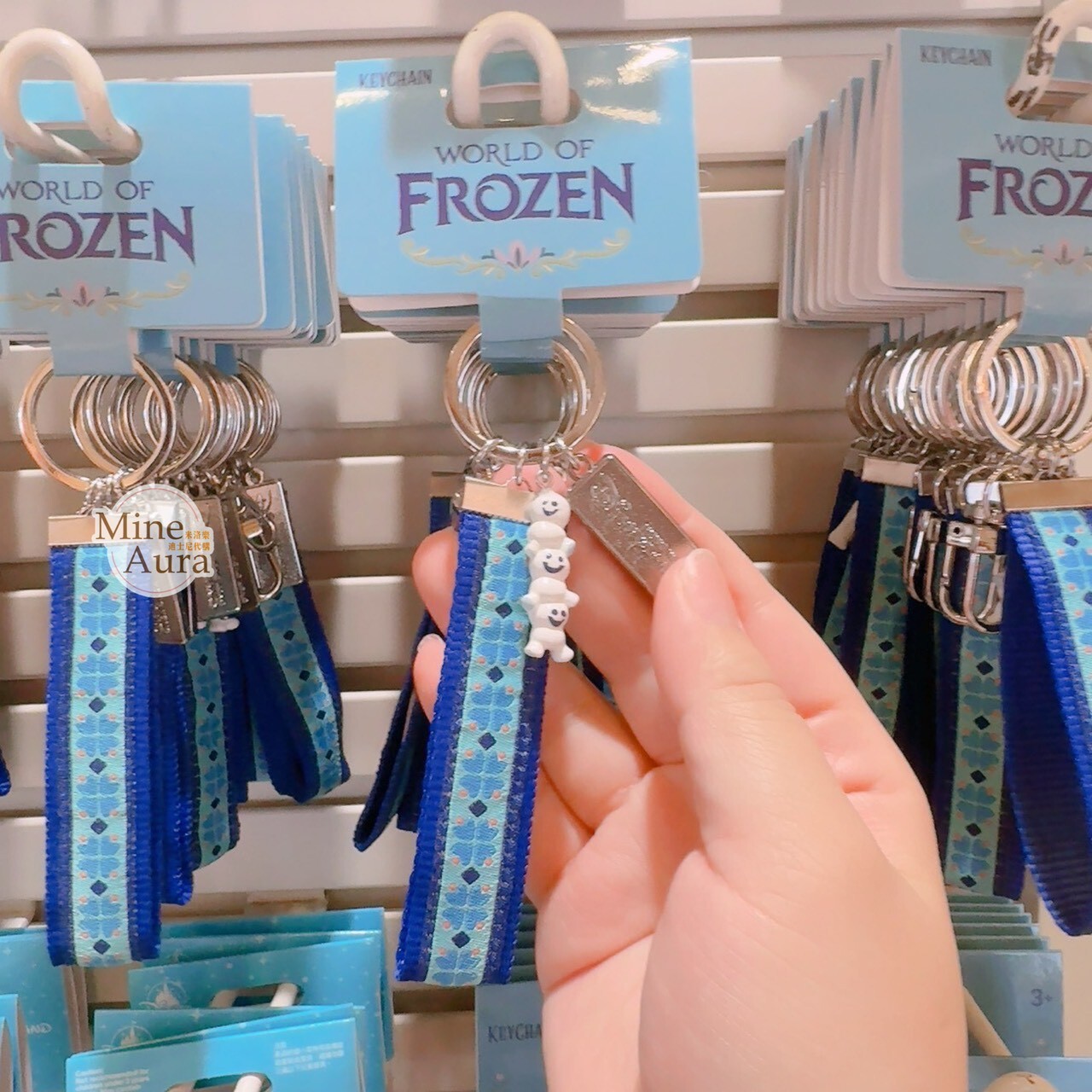 World of Frozen 限定 雪寶 Olaf 迷你小雪寶 造型 鑰匙圈 吊飾 冰雪奇緣 Frozen -香港迪士尼樂園