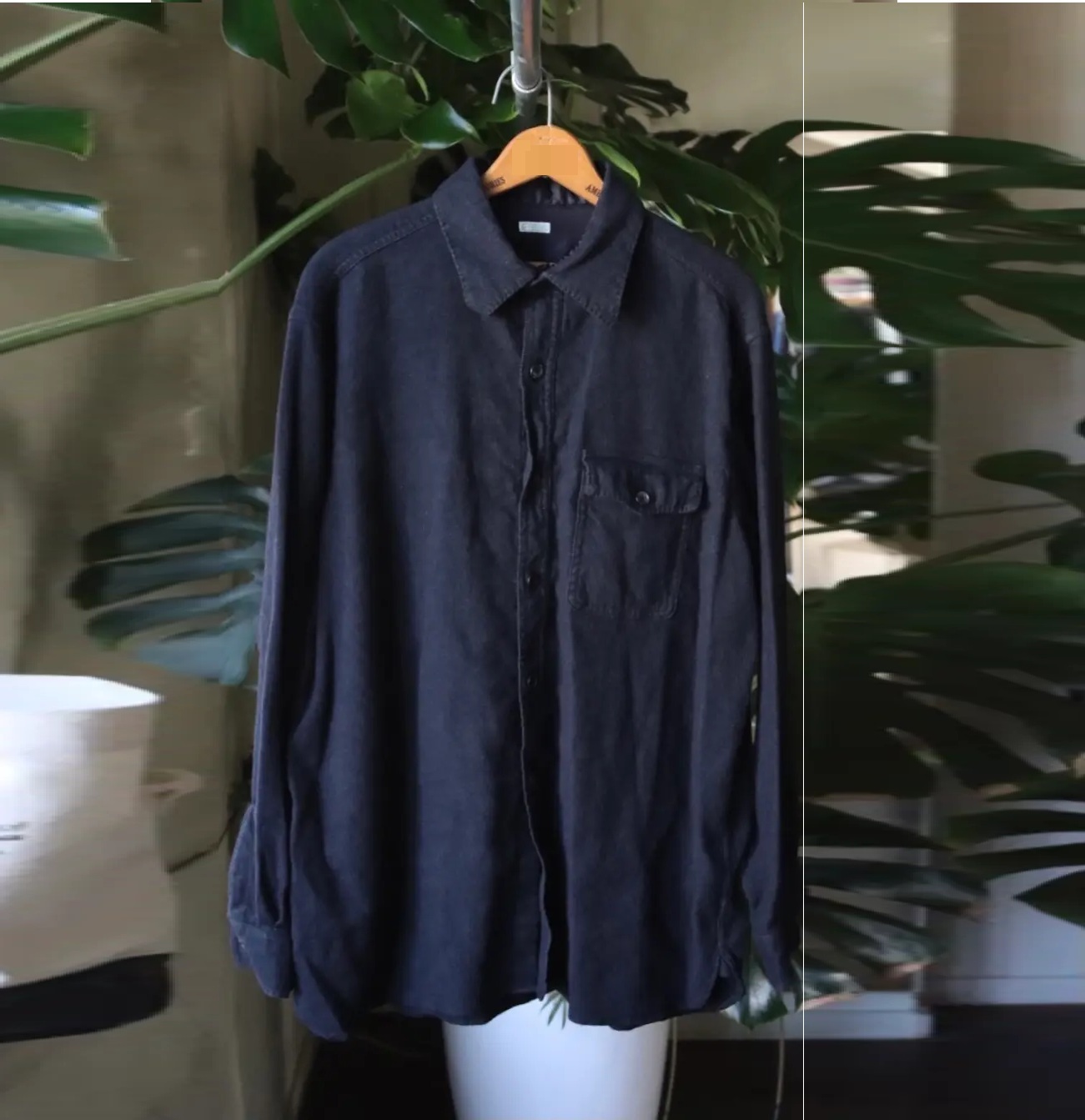 LAST PCS: A.PRESSE CPO SHIRT (LI/W/C) - NAVY SIZE 2 PRE ORDER ITEM (預訂中)