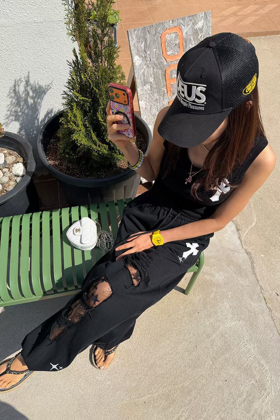 十字架u領背心