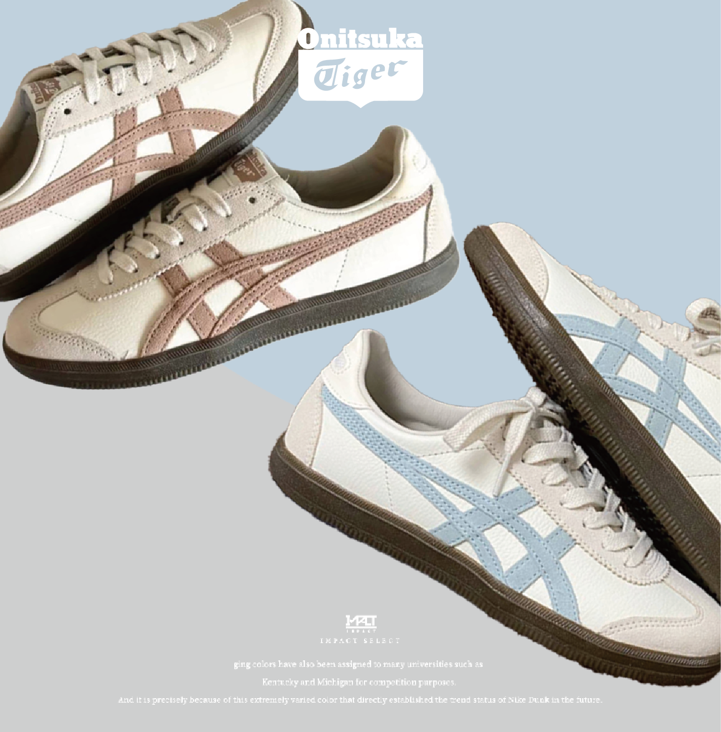 Onitsuka Tiger Tokuten 鬼塚虎 德訓鞋 1183C086-104藍莓乳酪 1183C086-103蜜桃烏龍