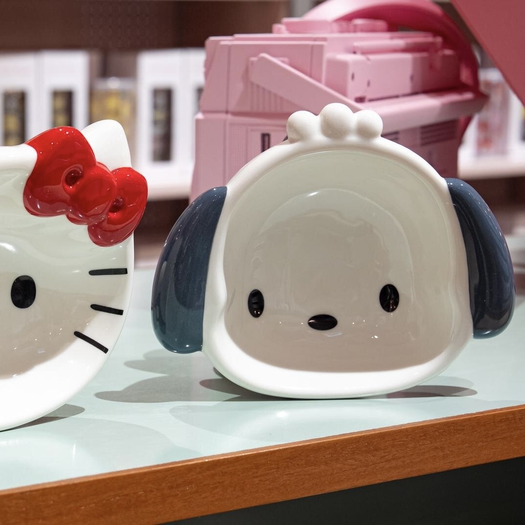 SANRIO HOUSE 寵物 高腳食盆 飯碗 狗貓 HELLO KITTY 帕恰狗 三麗鷗
