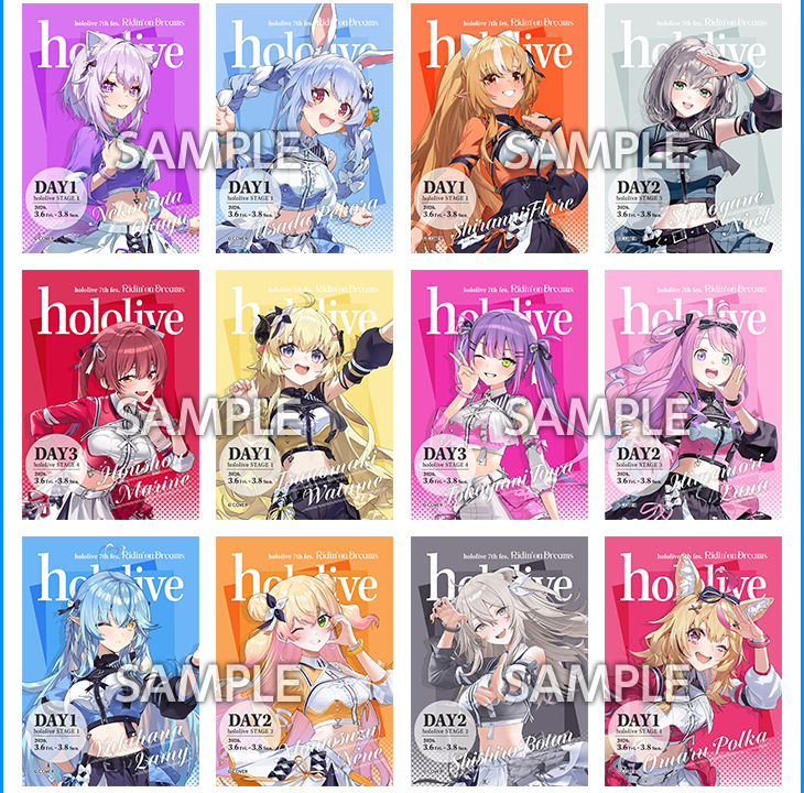 「官品代印」hololive ホロライブ 7thフェス LAWSON 相卡