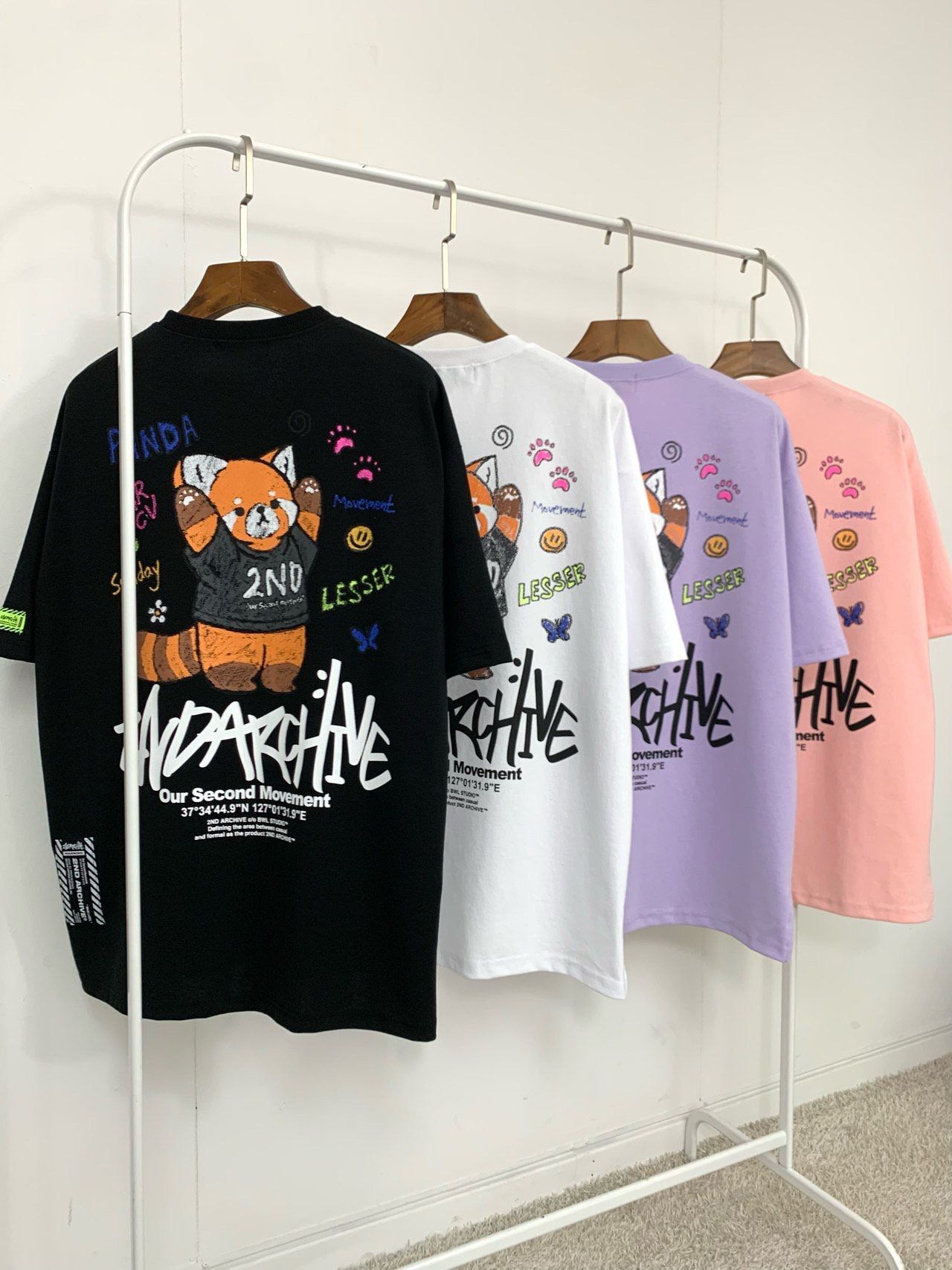 英文字圖案短袖Tee 2nd-360T