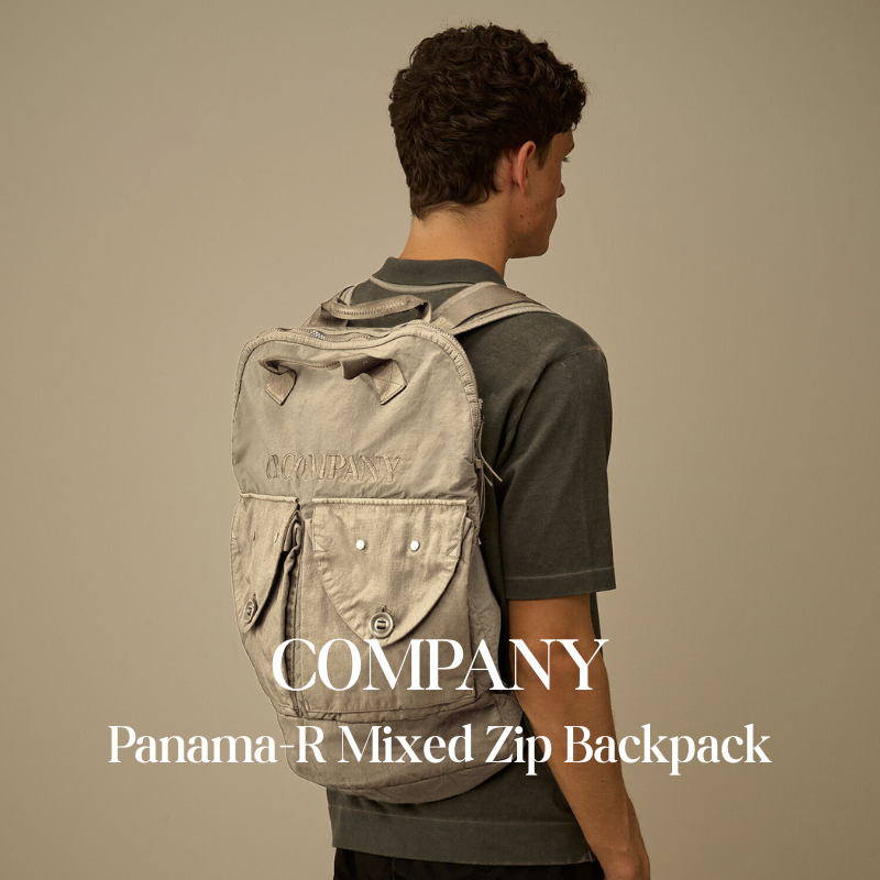 CP COMPANY Panama-R 拼接拉鍊後背包 機能 Backpack