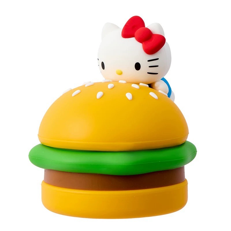 HelloKitty 凱蒂貓 漢堡造型 迷你裝飾發光玩具