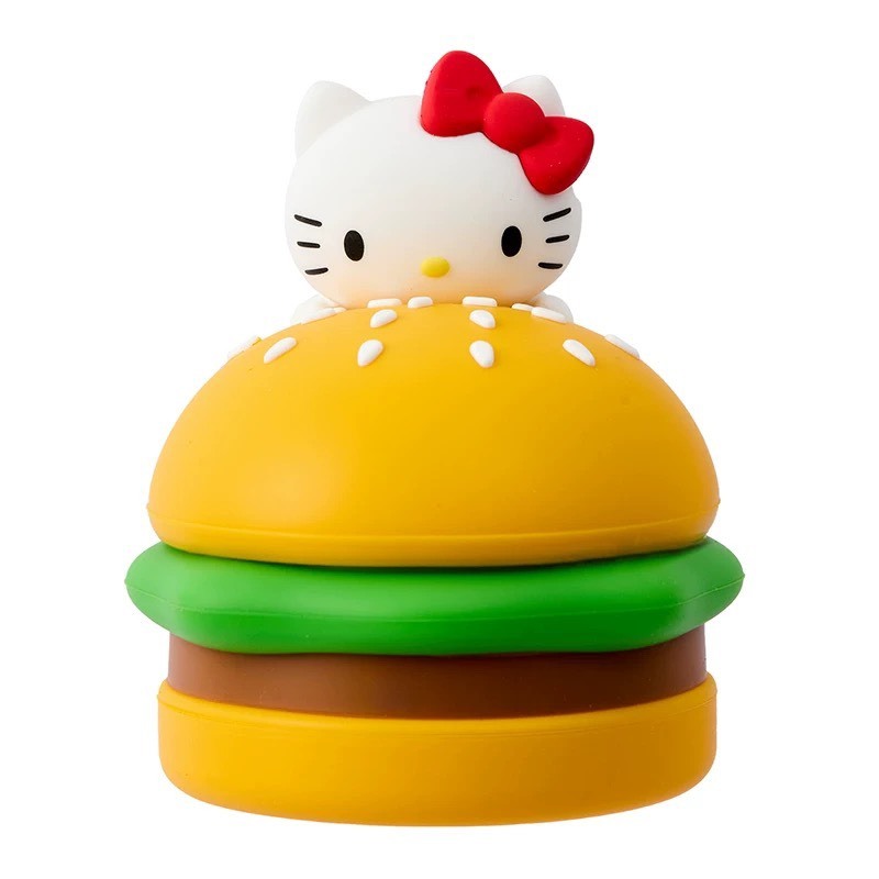 HelloKitty 凱蒂貓 漢堡造型 迷你裝飾發光玩具