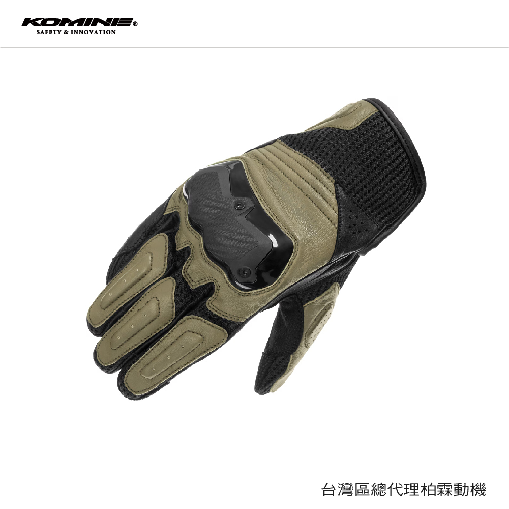 日本 KOMINE GK267 霰彈槍網手套 指關節護具 夏季防摔手套 透氣