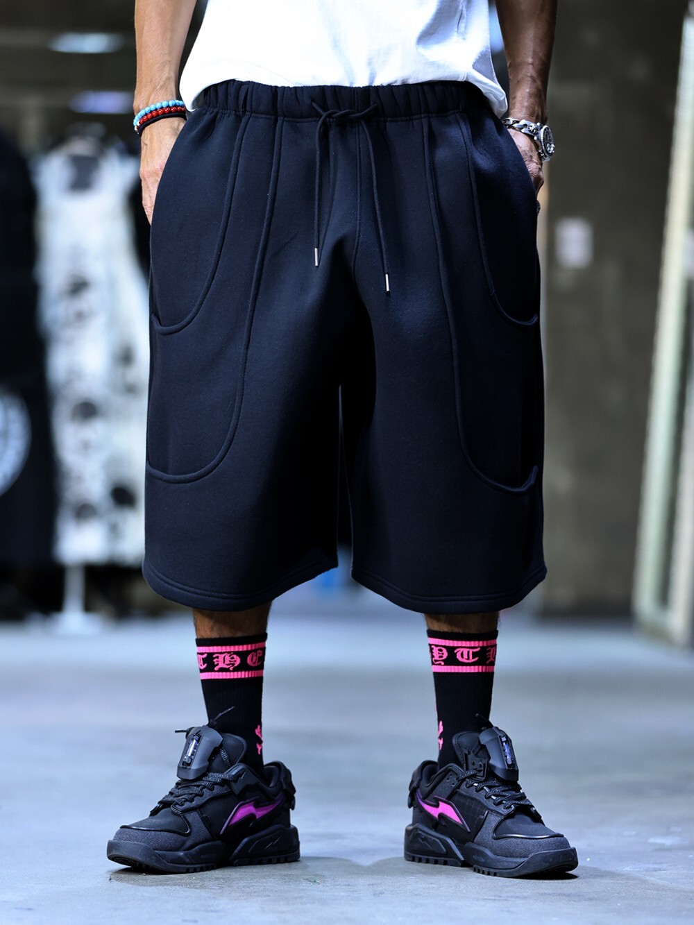 Tokyo Neoprene Bermuda Pants