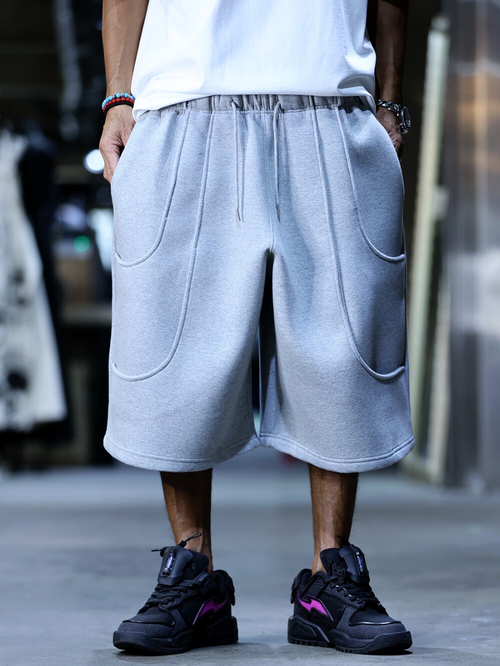 Tokyo Neoprene Bermuda Pants
