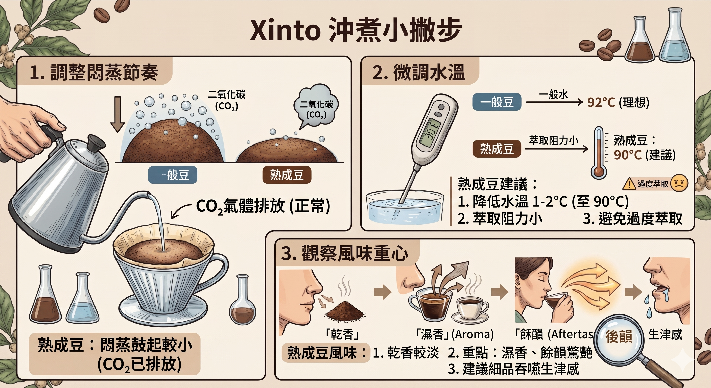 【Xinto咖啡實驗室】挑戰時間的風味邊界:長效熟成對咖啡甜感的影響