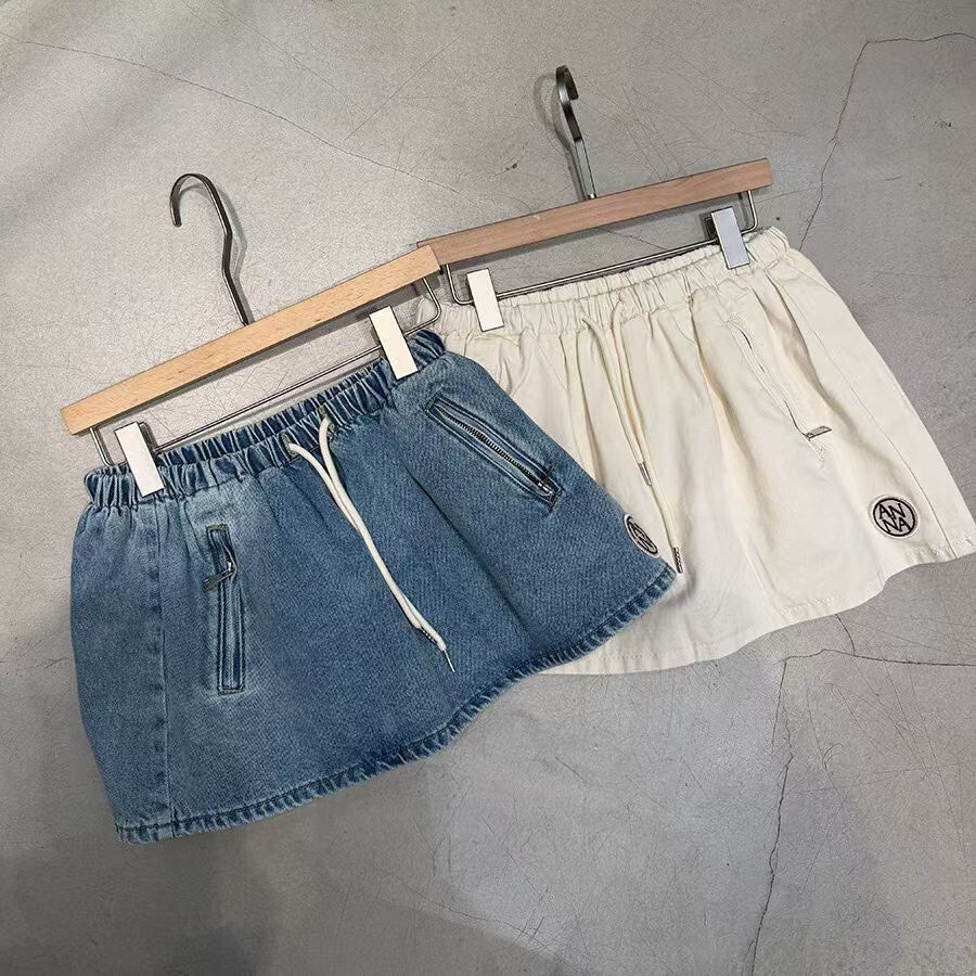 綁帶隱藏口袋短裙