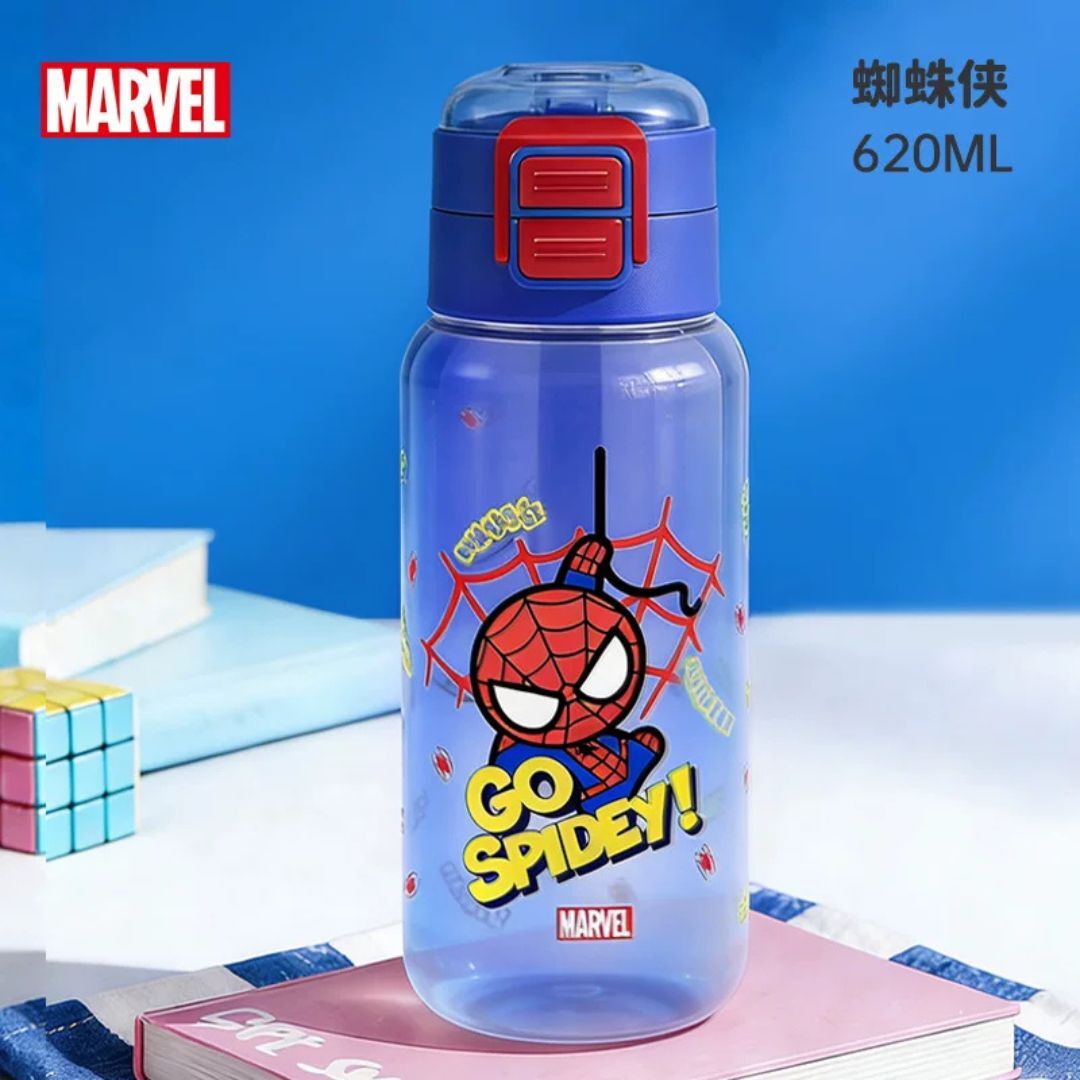 蜘蛛俠 - Marvel | 便攜式吸管水樽 兩段開合式(620ml)