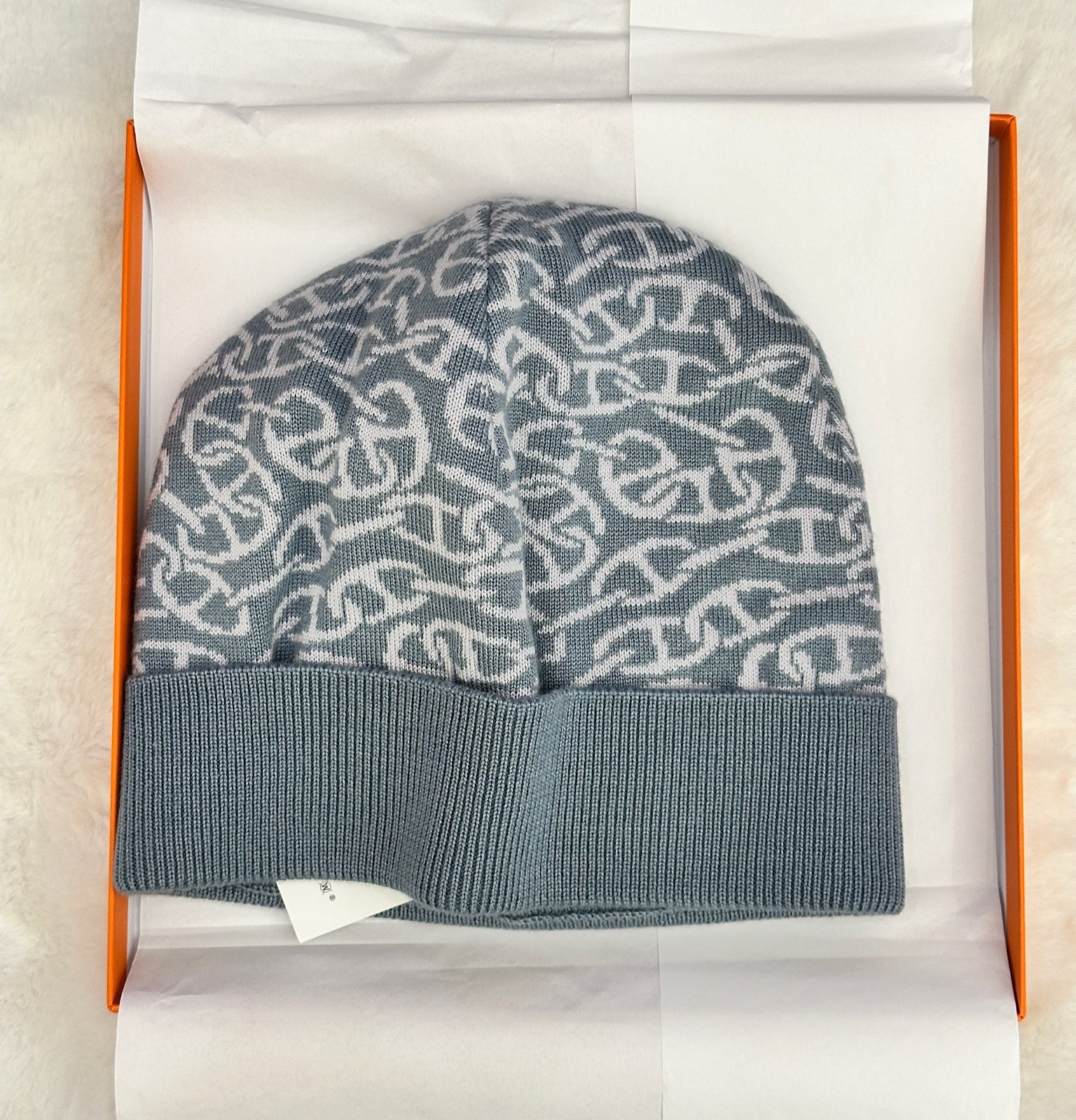 Hermes Bonnet Julia Naoussa Bennie Gris Clair
