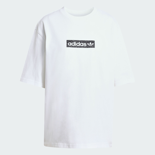 Adidas 愛迪達 Aop Ss T-shirt KD8812 女 T恤 運動上衣 休閒短袖 白 亞版 純棉