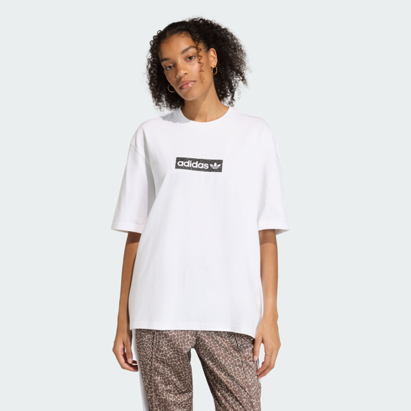 Adidas 愛迪達 Aop Ss T-shirt KD8812 女 T恤 運動上衣 休閒短袖 白 亞版 純棉
