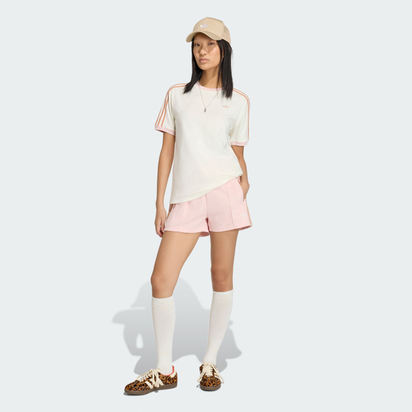 Adidas 愛迪達 3s Tee KY8126 女 T恤 運動上衣 休閒短袖 米白 亞版 經典單品