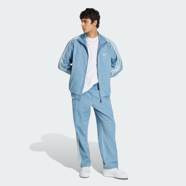 Adidas 愛迪達 Denim Fb Pants KX1195 男 長褲 運動長褲 休閒長褲 淺藍牛仔 亞版