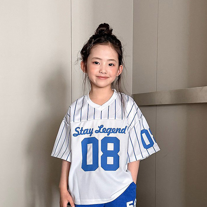 正韓夏CCOMMA 兩色stay legend美式寬鬆上衣