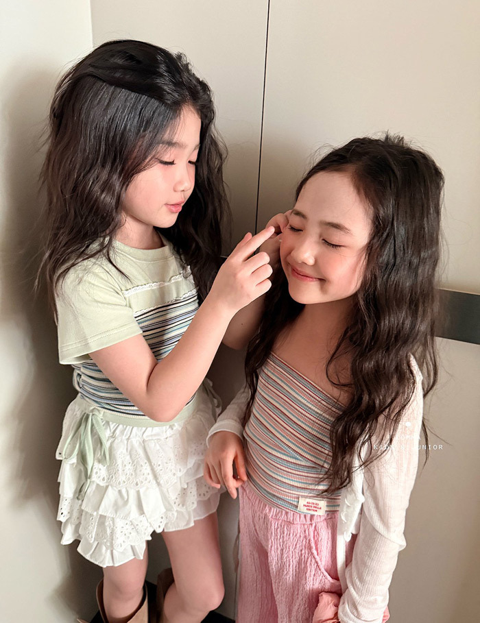 正韓夏CCOMMA 兩色甜美抓皺上衣