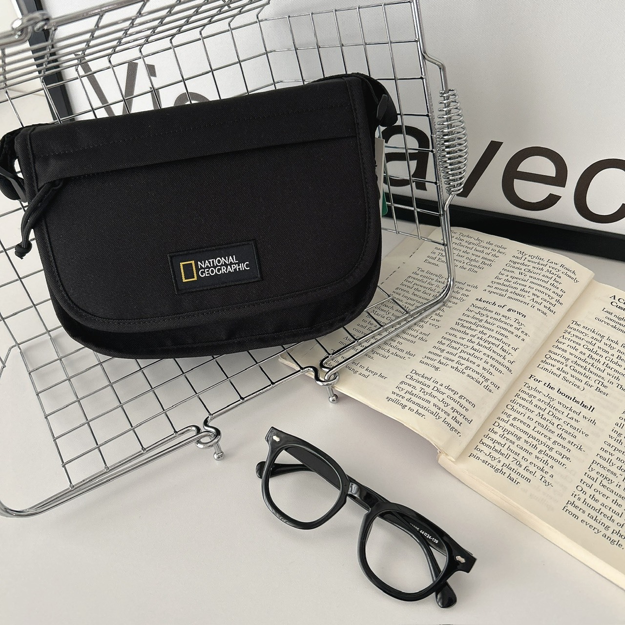（現貨）韓牌 NATIONAL GEOGRAPHIC 國家地理 ICON 斜背包 郵差包 N265ACR150