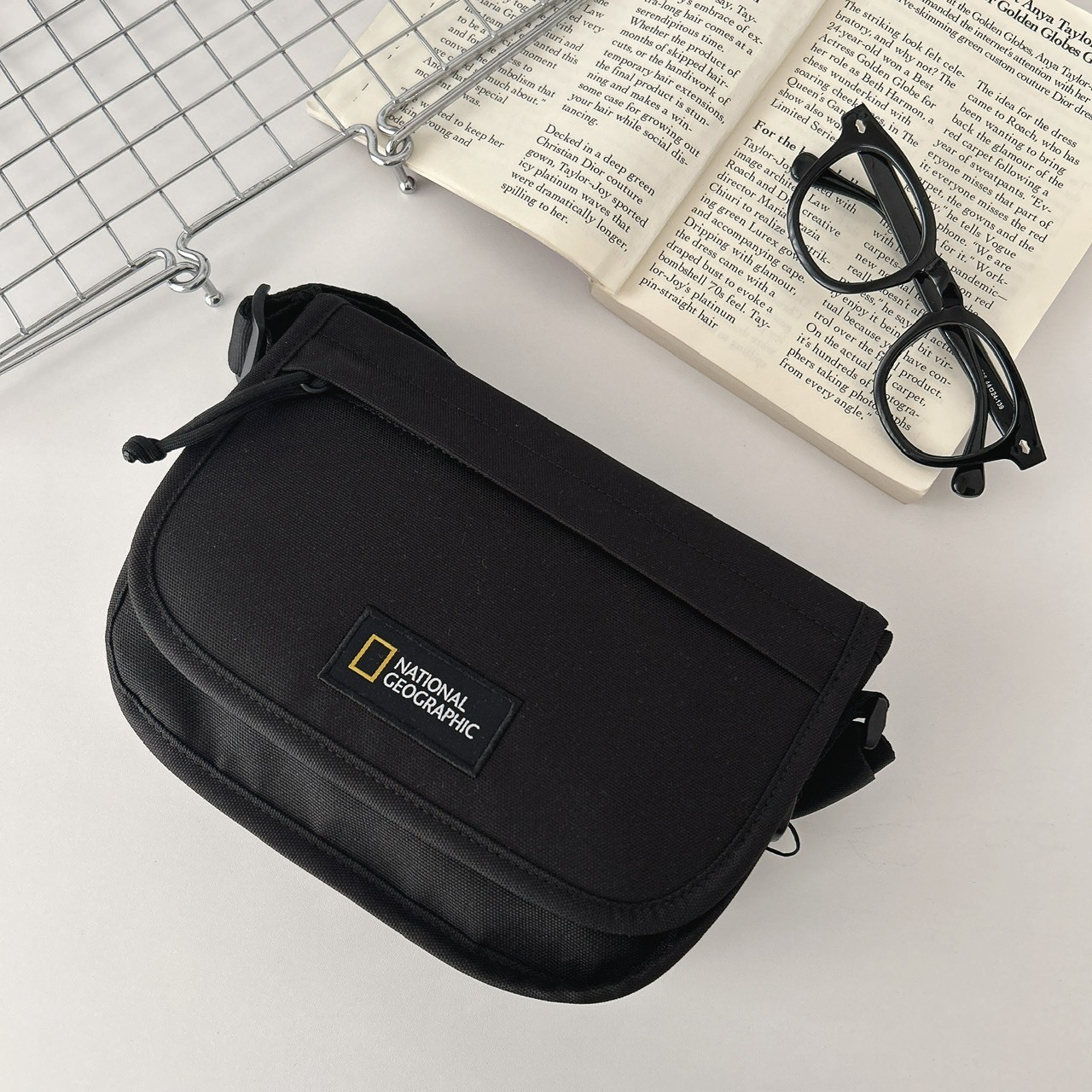 （現貨）韓牌 NATIONAL GEOGRAPHIC 國家地理 ICON 斜背包 郵差包 N265ACR150